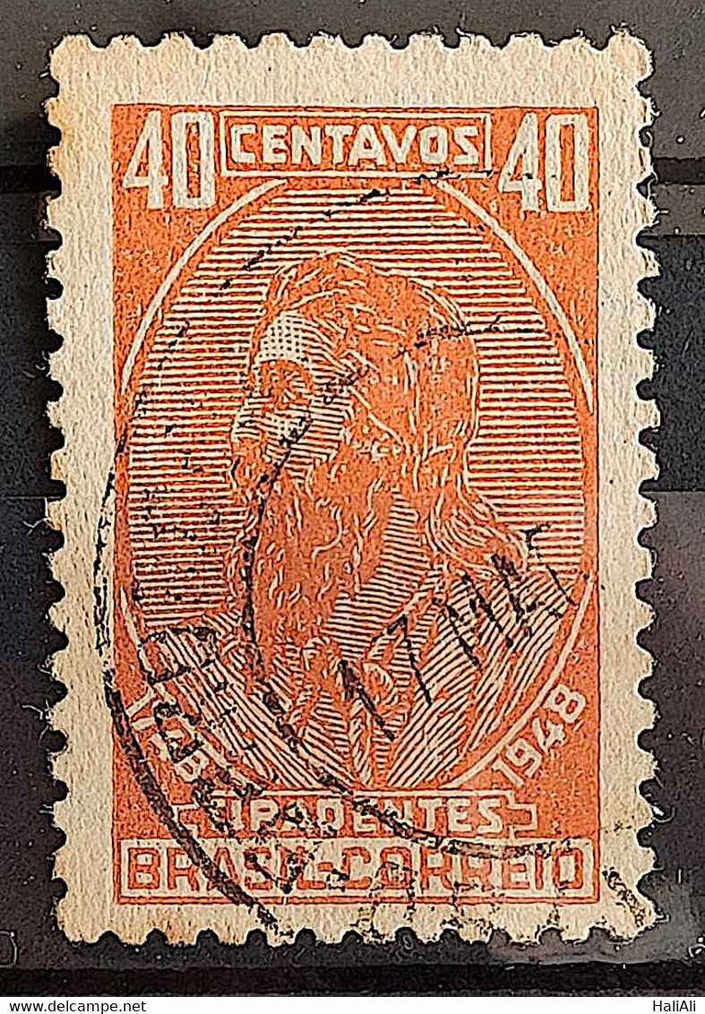 C 240 Brazil Stamp Tiradentes History 1948 5 Circulated - Andere & Zonder Classificatie