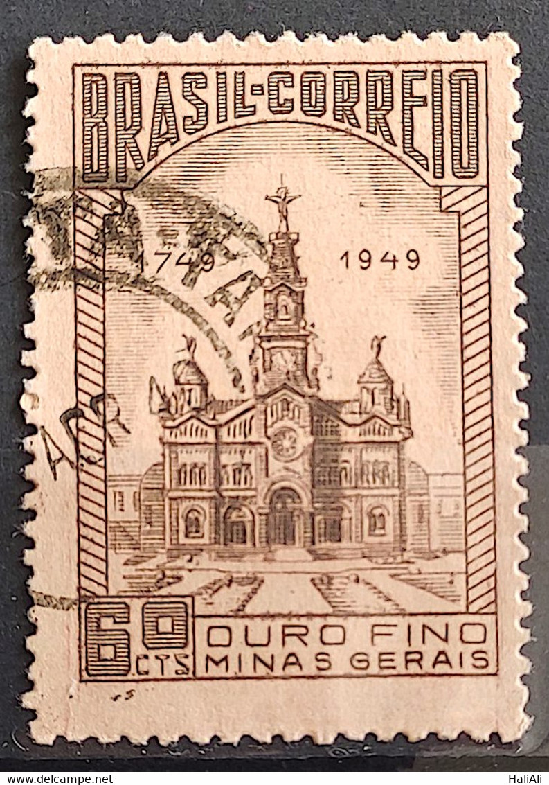 C 244 Brazil Stamp Ouro Fino 1949 Circulated 1 - Sonstige & Ohne Zuordnung