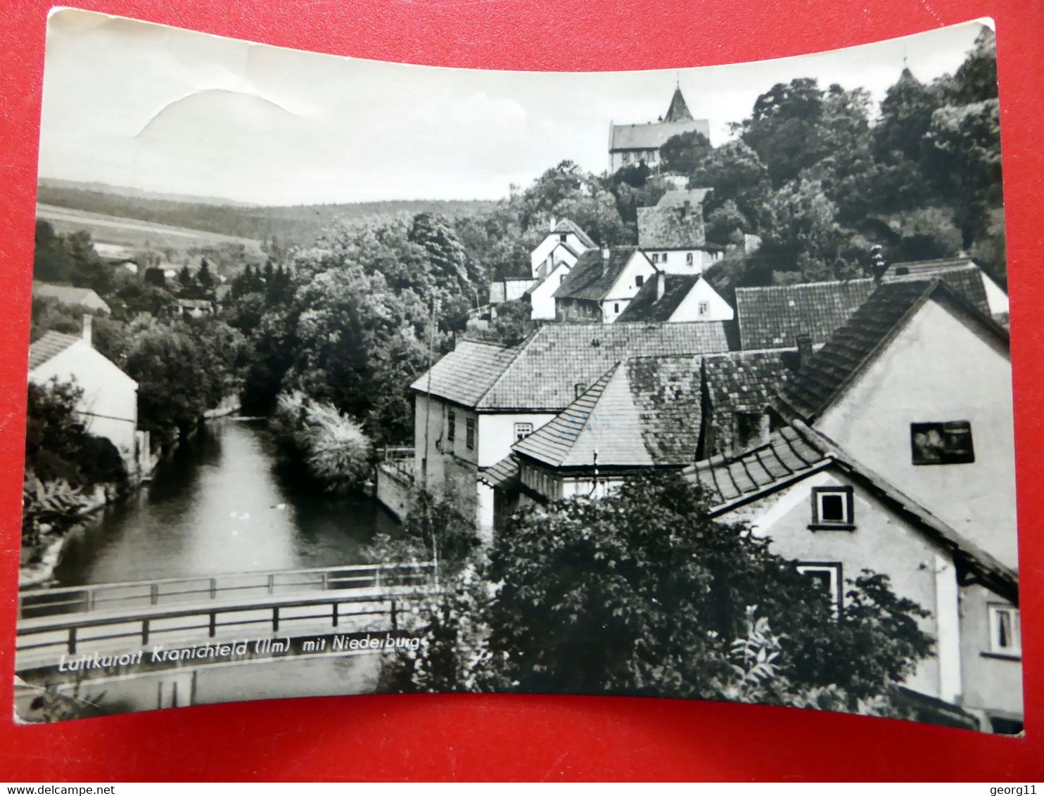 Kranichfeld - Niederburg - Ilm - Echt Foto 1959 - DDR - Thüringen - Kranichfeld