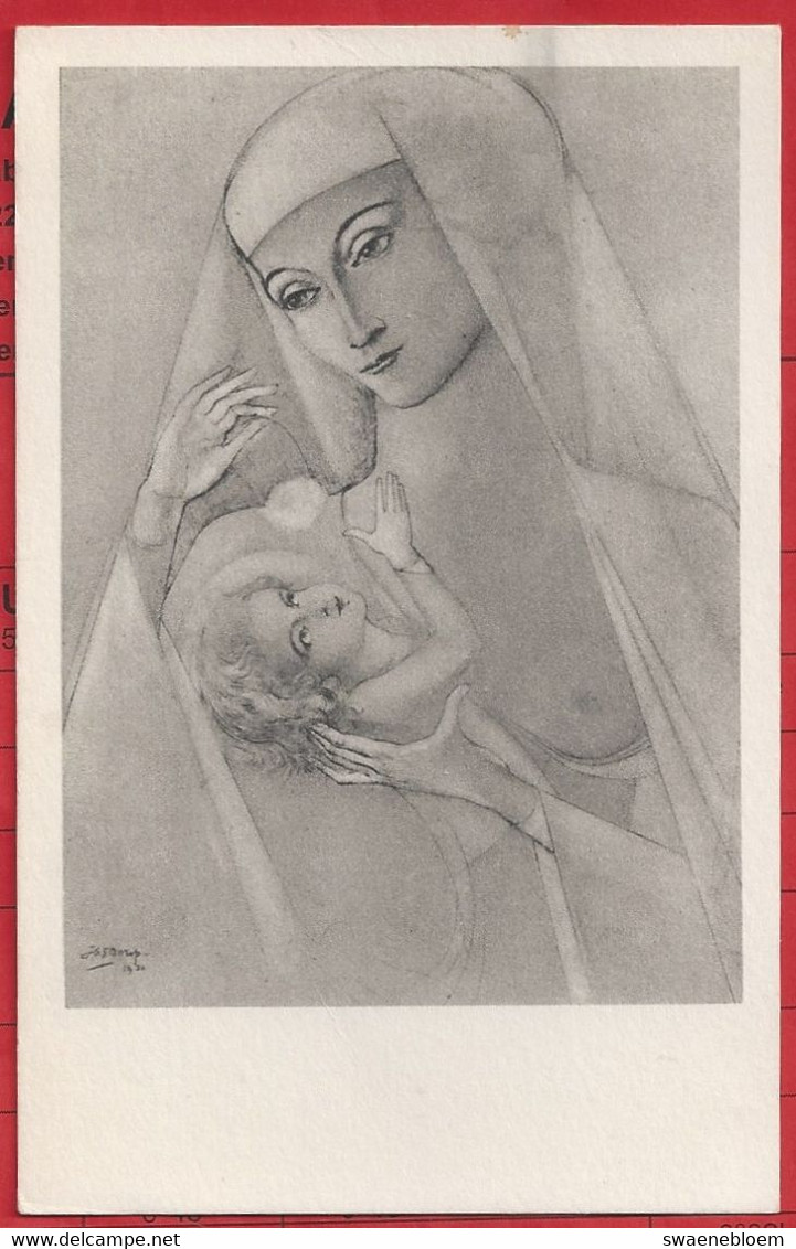 NL.- JAN Th. TOOROP. MADONNA. 1925. Uitg. S. Vorst En Co, Amsterdam. 1934. J. Th. Toorop. - Toorop, Jan