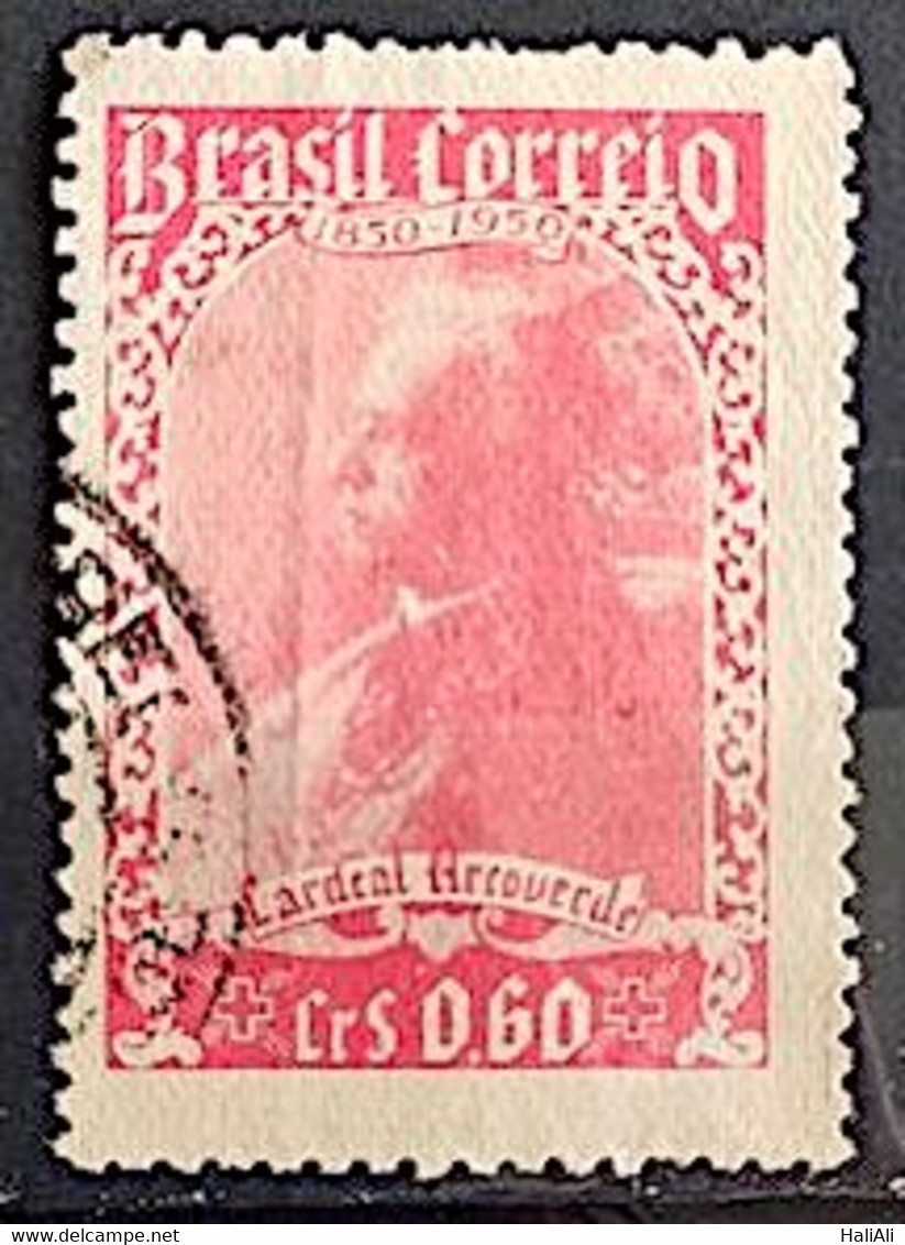 C 250 Brazil Stamp Centenary Cardeal Joaquim Arcoverde De Albuquerque Cavalcanti Religion 1950 Circulated - Andere & Zonder Classificatie
