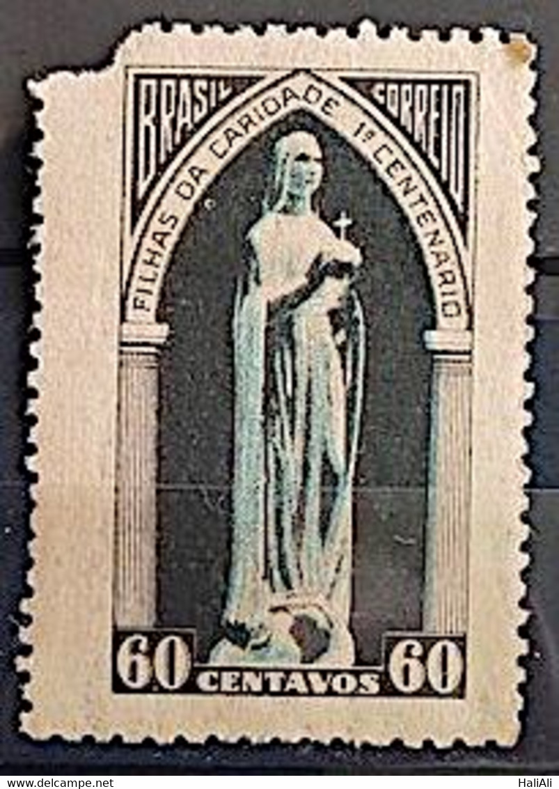 C 252 Brazil Stamp Centenary Daughters Of Charity Sao Vicente De Paulo Religion 1950 1 - Other & Unclassified