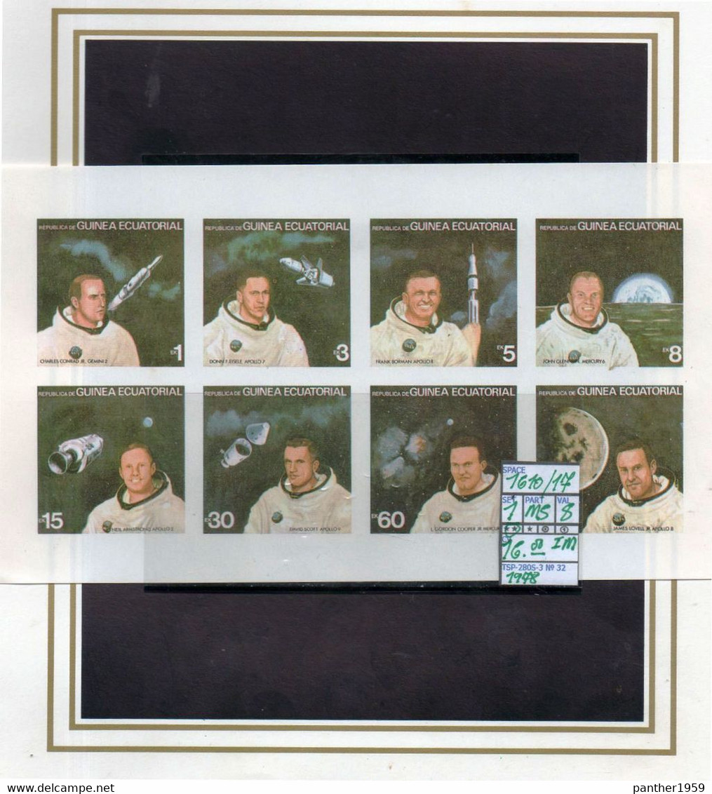 THEMATICS:#AFRICA-#GUINEA ECUATORIAL# ASTRO & KOSMONAUTS# COMPLETE SET/PARTIAL# MNH**# (TSP-280S-2- (32) - Collections