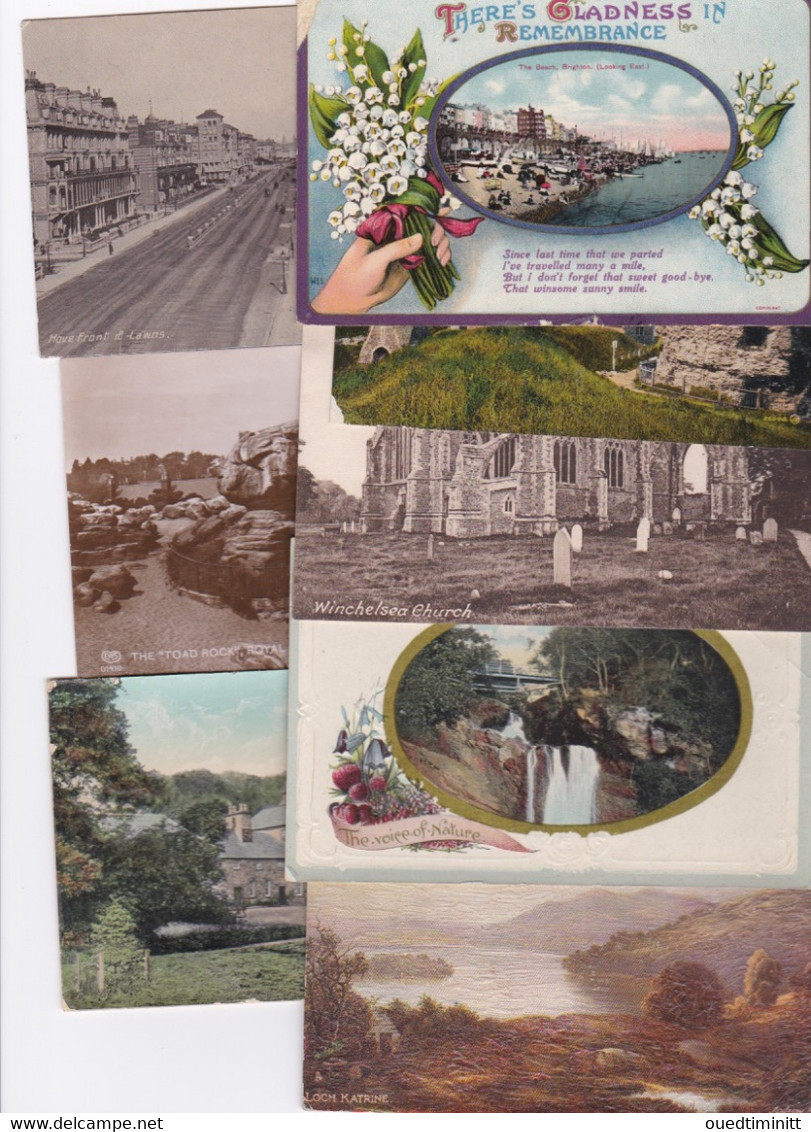 Lot De 10 Cpa De Grande Bretagne - 5 - 99 Postcards