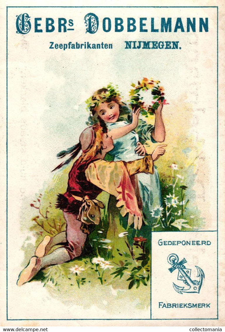 9 Card Gebroeders Dobbelmann Zeepfabrikanten Nijmegem Nederland, Zeer Mooie Staat, Reklame Kaartjes, Litho Anno 1890 - Other & Unclassified