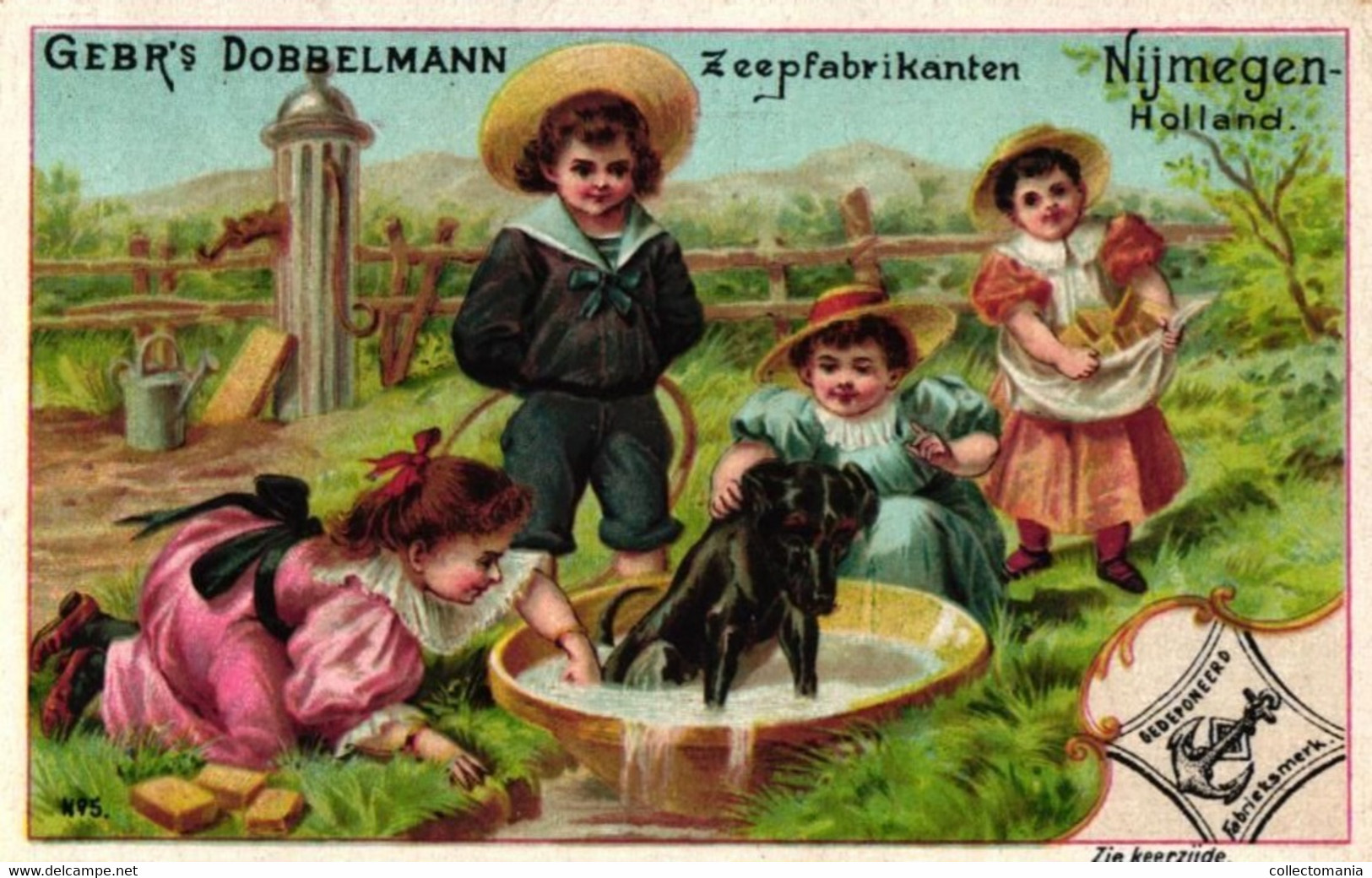 Anno 1900 -  5 Kaarten Gebroeders Dobbelmann Zeepfabrikanten Nijmegem Lohengrin, Japan, Spanje, Zeer Mooie Reklame - Altri & Non Classificati