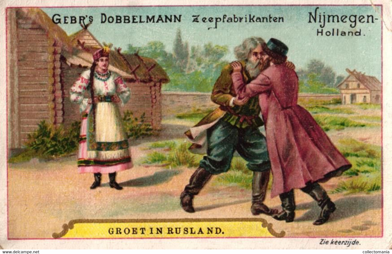 Anno 1900 -  5 Kaarten Gebroeders Dobbelmann Zeepfabrikanten Nijmegem Lohengrin, Japan, Spanje, Zeer Mooie Reklame - Sonstige & Ohne Zuordnung