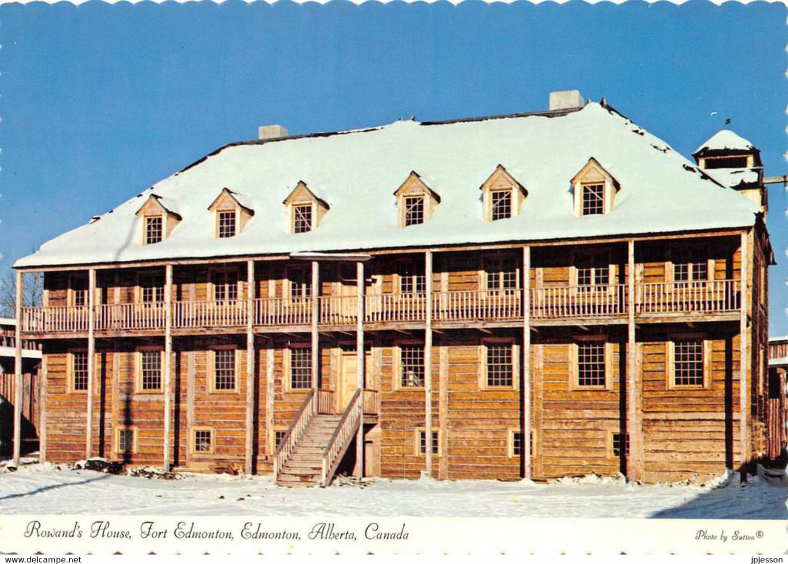 ALBERTA - EDMONTON - ROWAND'S HOUSE, FORT EDMONTON - Edmonton