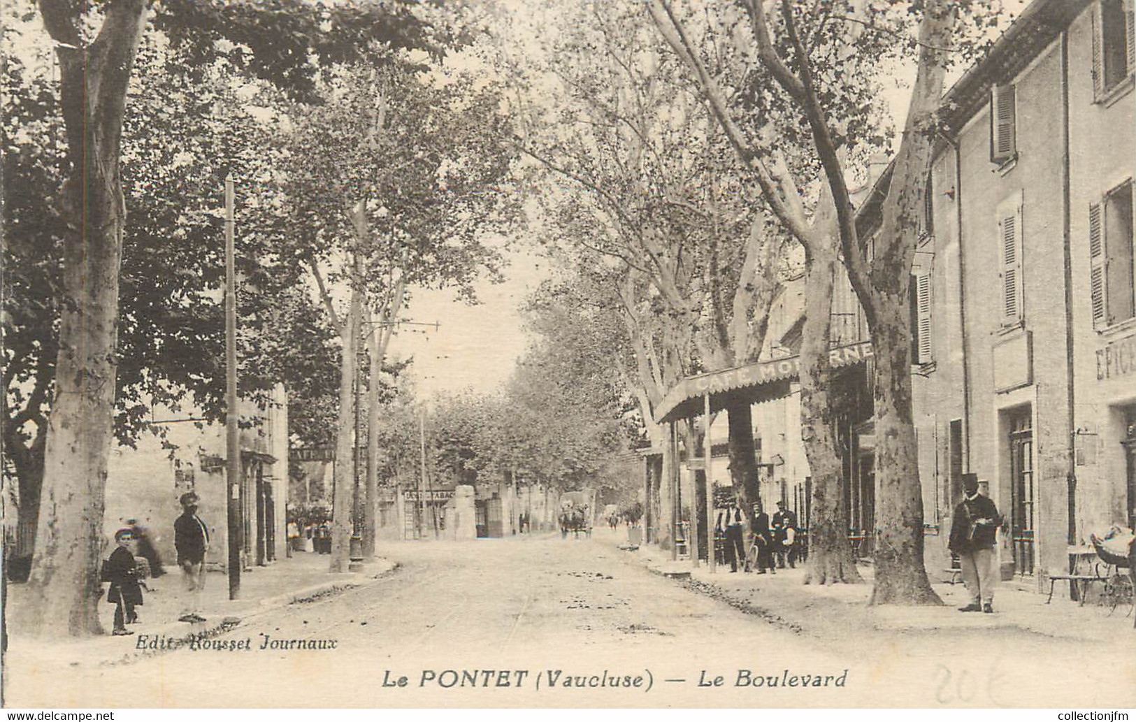 .CPA  FRANCE 84 "Le Pontet, Le Boulevard" - Le Pontet