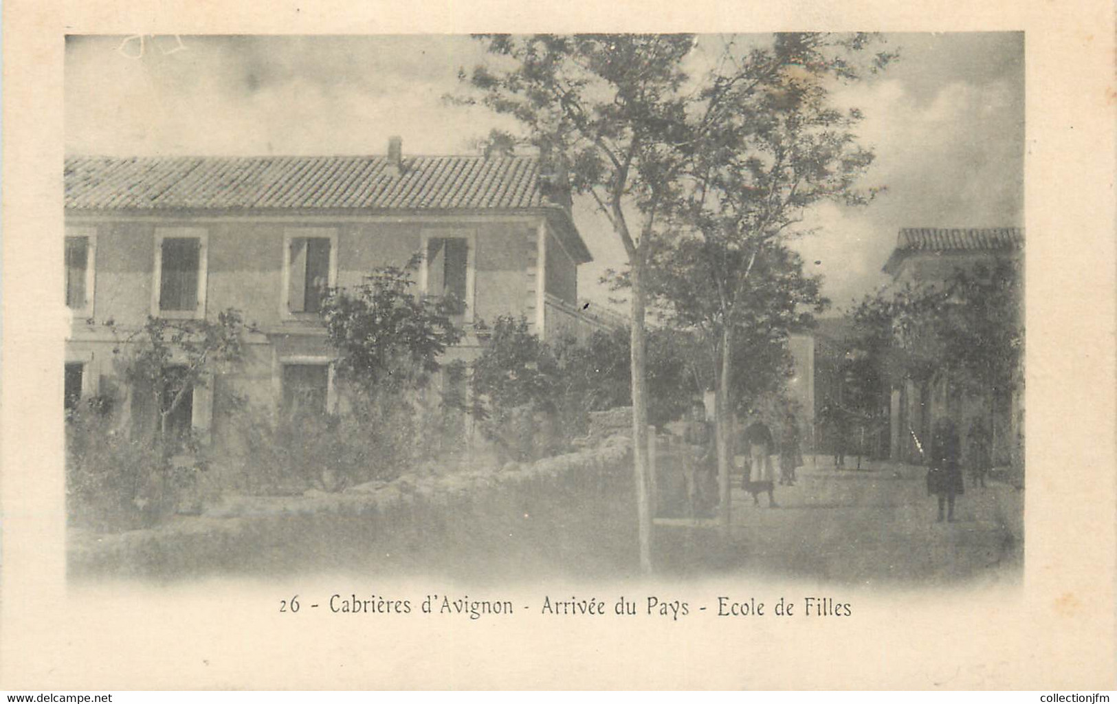 .CPA FRANCE 84 " Cabrières D'Avignon, Ecole De Filles" - Cabrieres D'Aigues