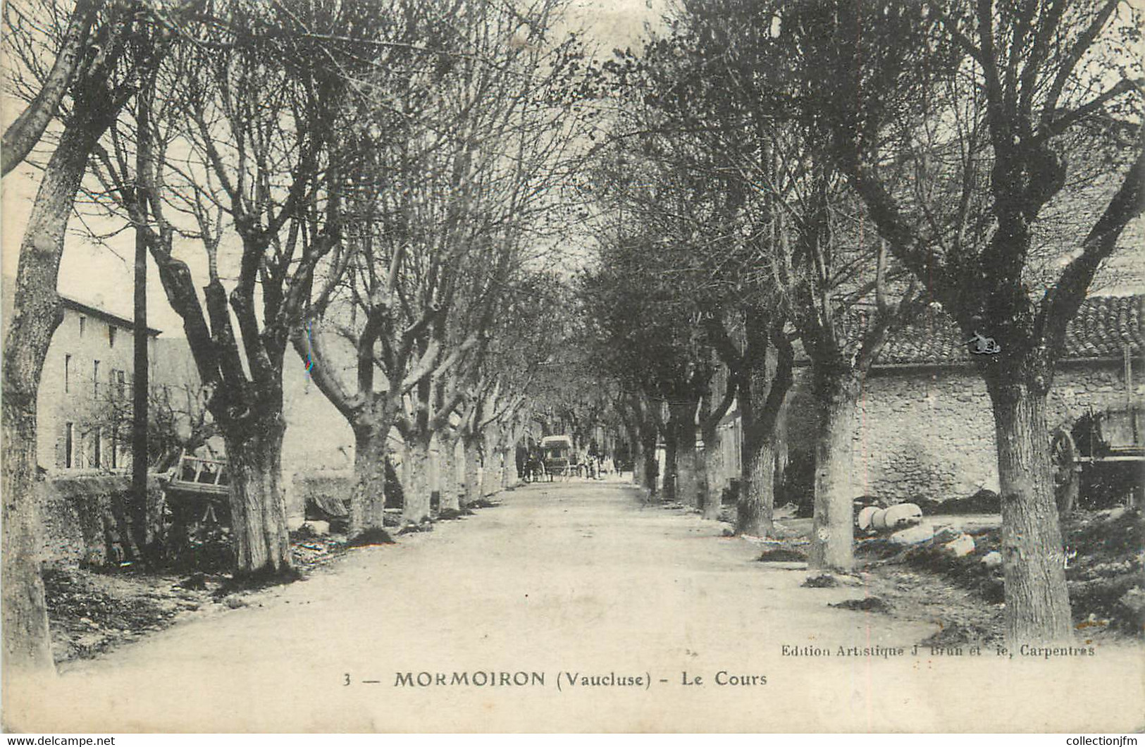 .CPA  FRANCE 84 "Mormoiron, Le Cours  " - Mormoiron