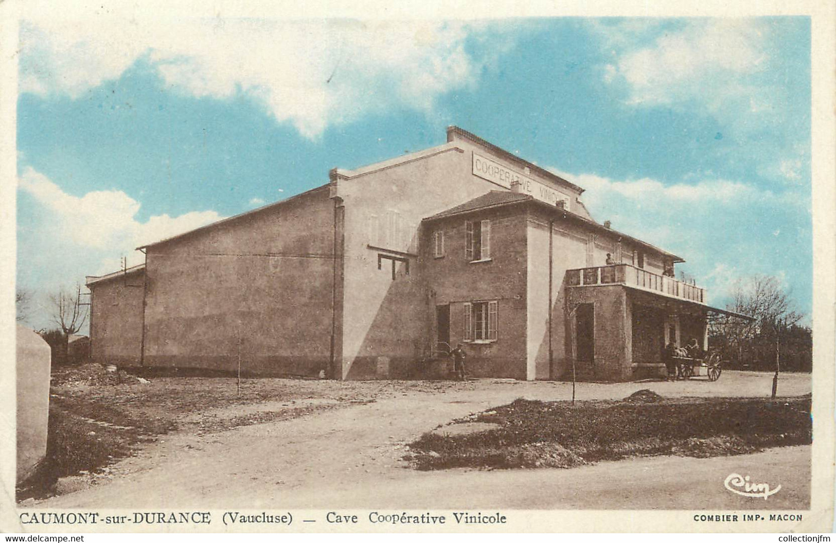 .CPA FRANCE 84 " Caumont Sur Durance, Cave Coopérative Vinicole" - Caumont Sur Durance