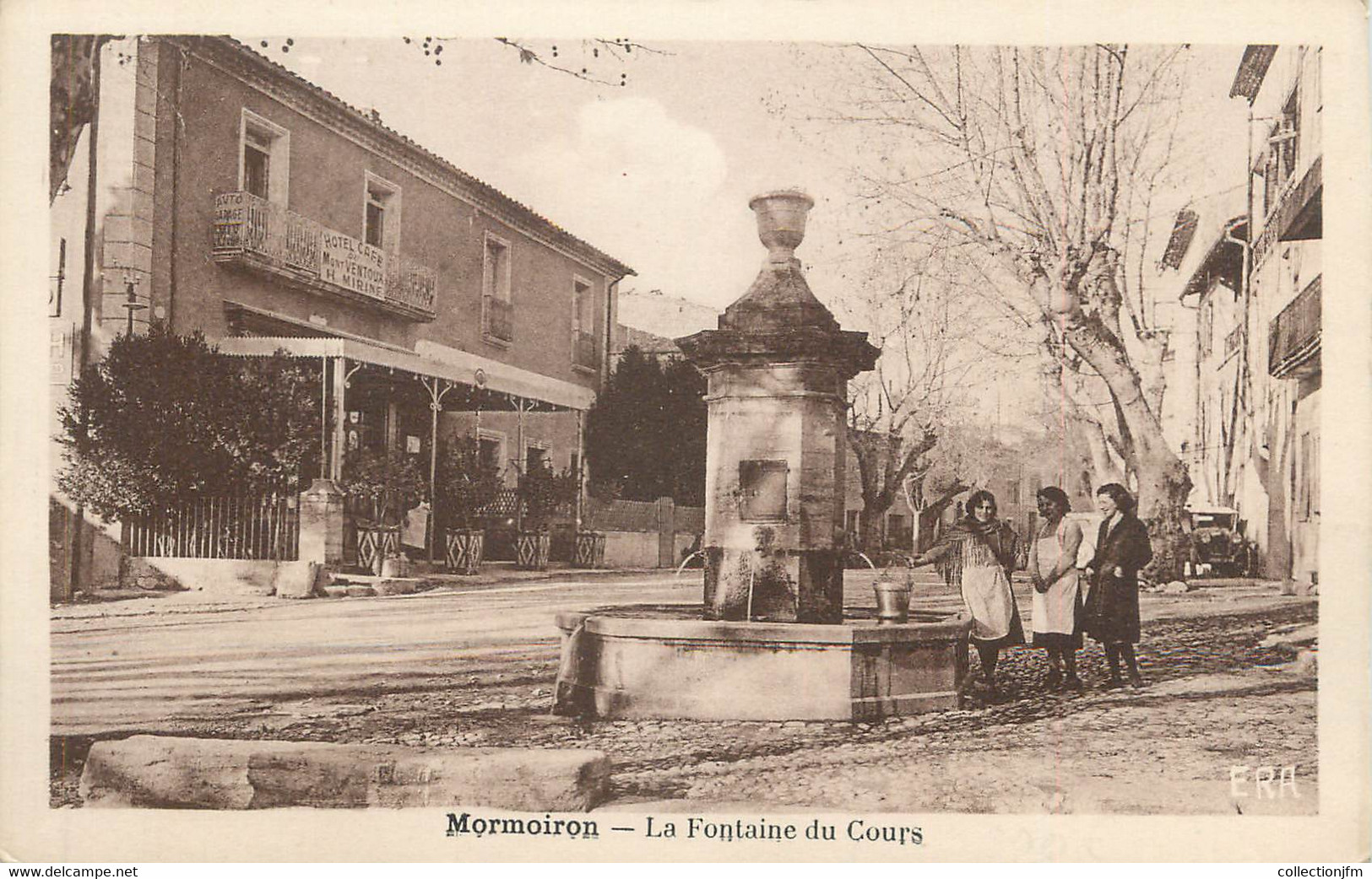 .CPA  FRANCE 84 "Mormoiron, La Fontaine Du Cours" - Mormoiron