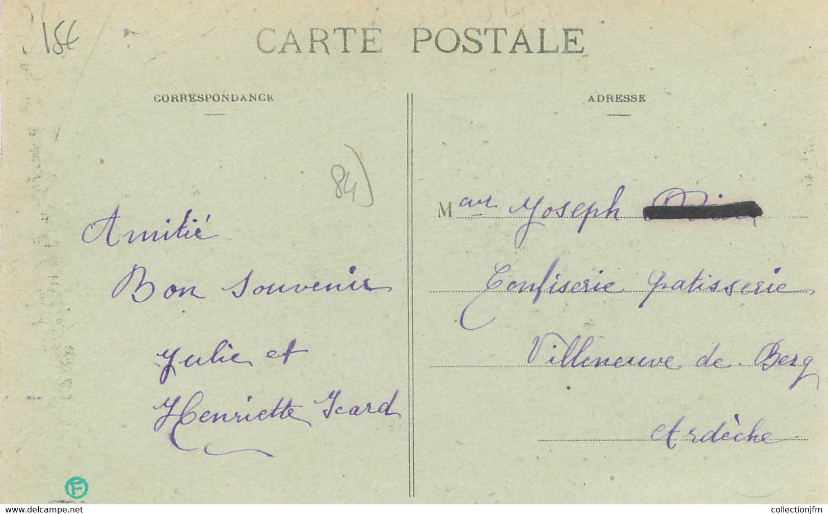 .CPA  FRANCE 84 "Sarrians, Bureau Des Postes Et Télégraphes" - Sarrians