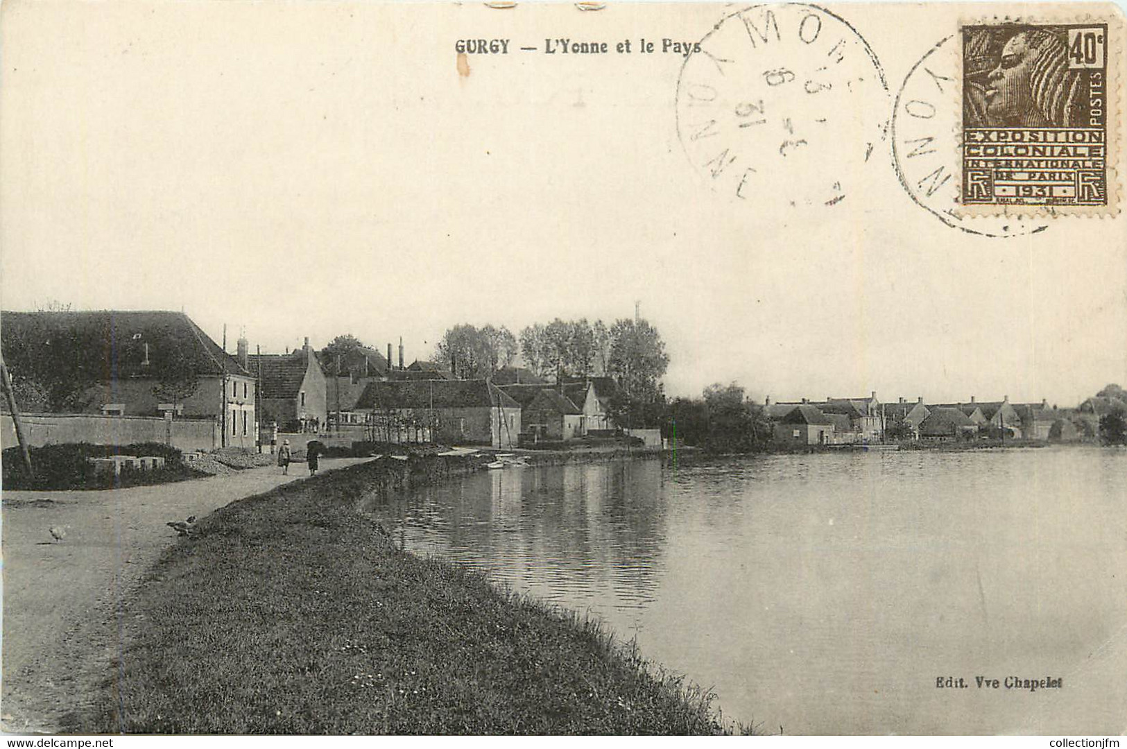 .CPA  FRANCE 89 " Gurgy, L'Yonne Et Le Pays" - Gurgy