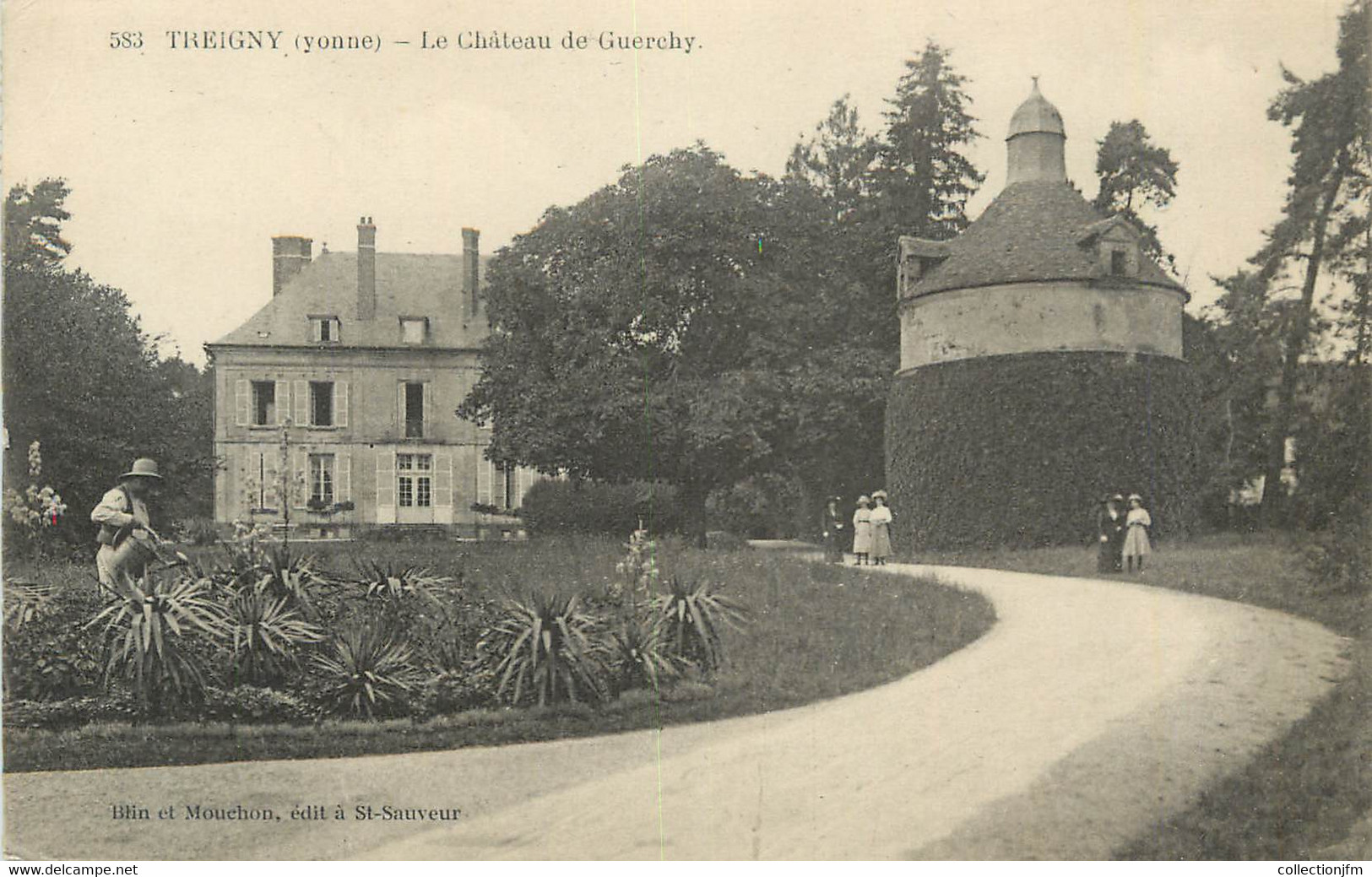 .CPA  FRANCE 89 "Treigny, Le Château De Guerchy" - Treigny