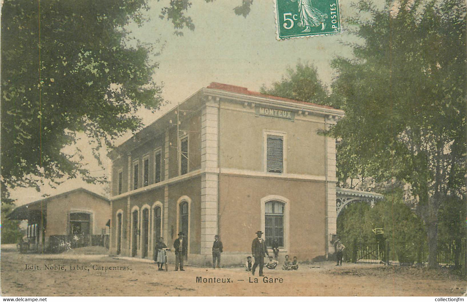 .CPA  FRANCE 84 "Monteux, La Gare" - Monteux