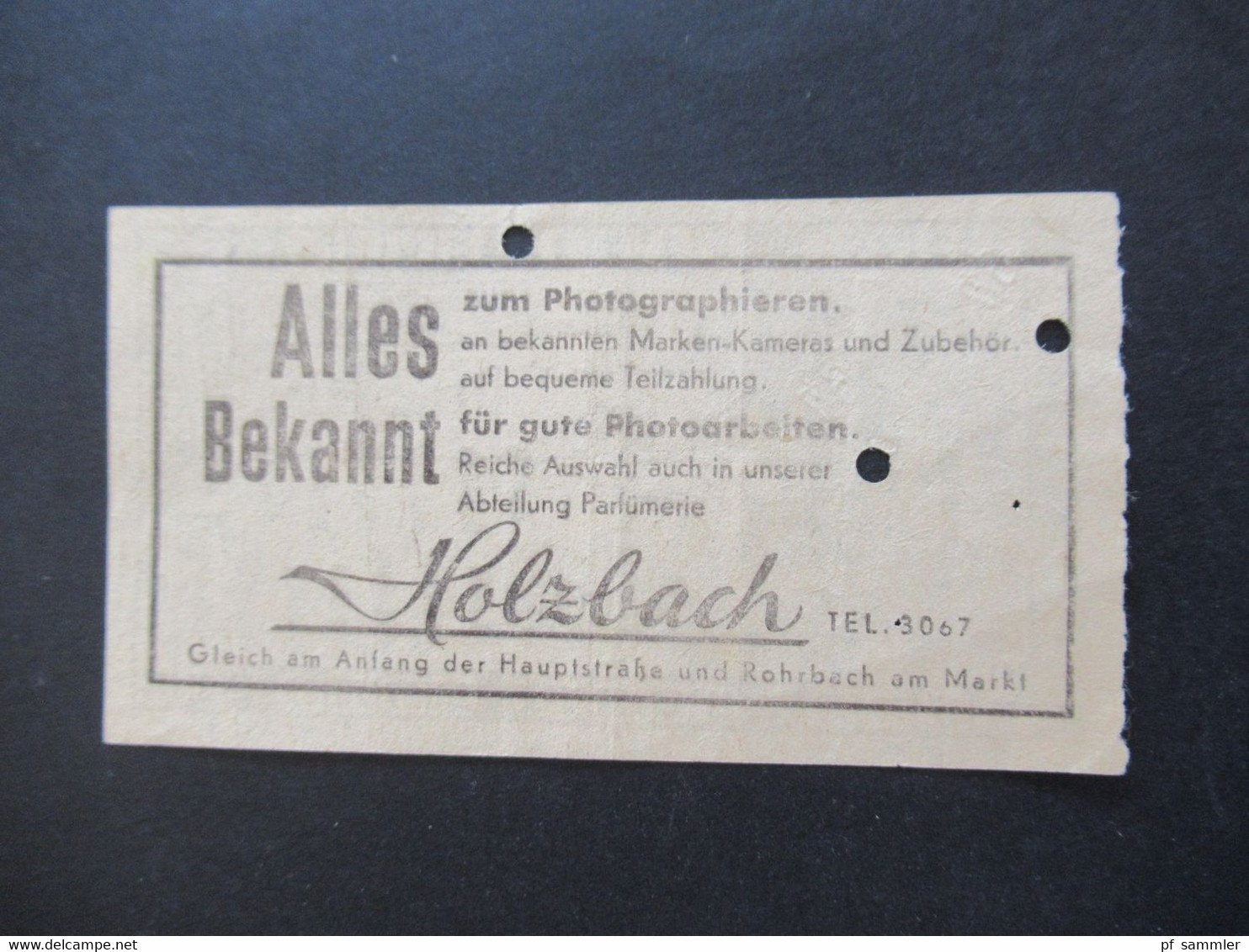 Ticket etliche Fahrscheine 1930 - 50er Jahre Heidelberger Straßen und Bergbahn AG Konvolut