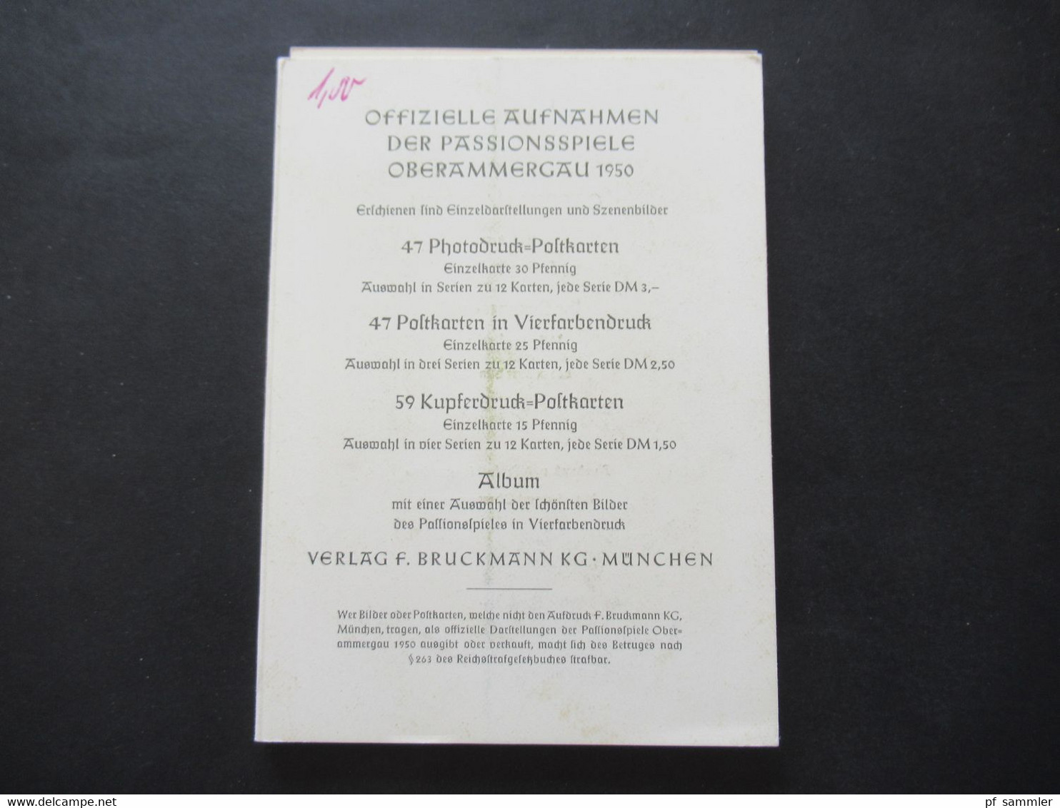 12 Offizielle Postkarten Passionsspiele Oberammergau 1950 / Offizielle Aufnahmen Im Original Schuber! - Théâtre