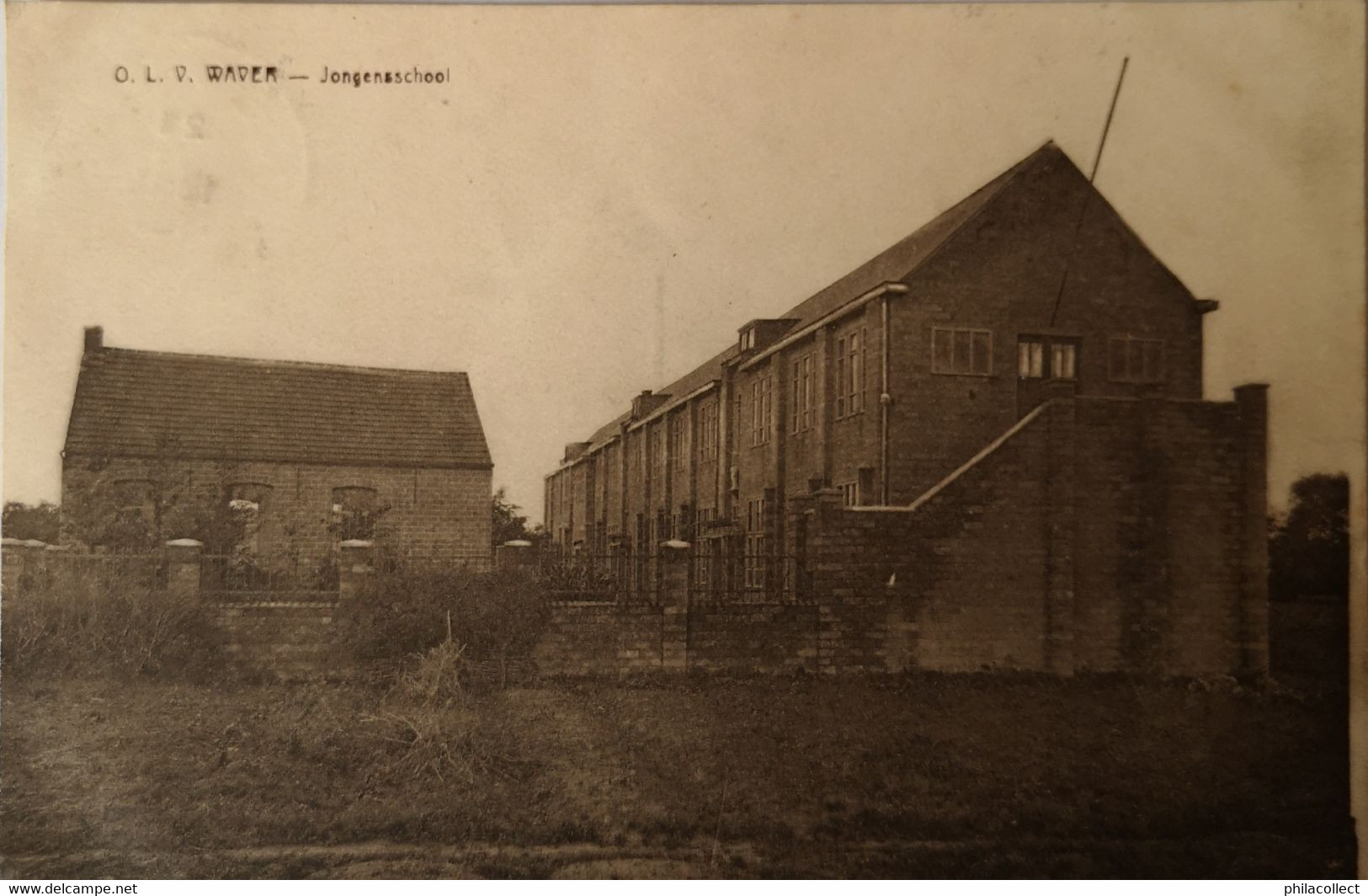 O. L. V. Waver (Sint Katelijne Waver) Jongensschool 1927 Uitg. Desaix Zeldzaam - Sint-Katelijne-Waver