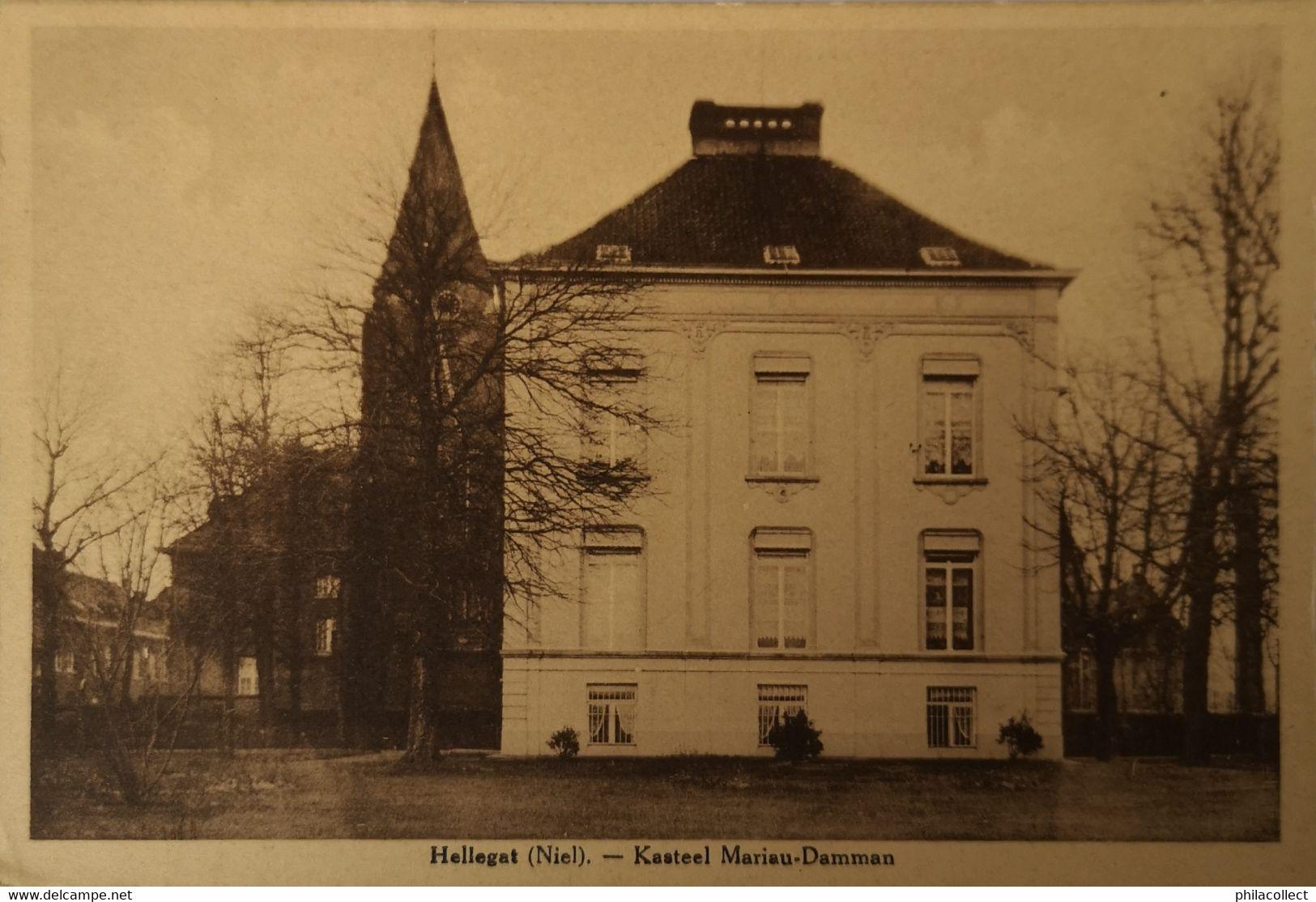 Hellegat (Niel) Kasteel Mariau Damman 19?! - Niel