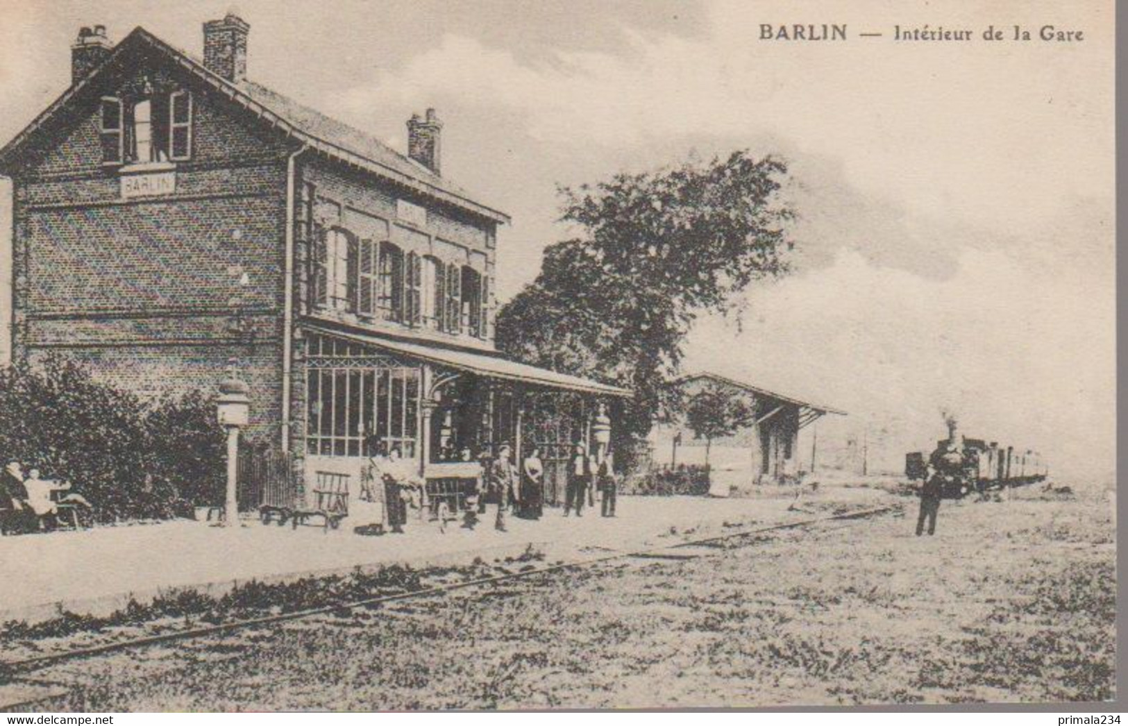 BARLIN  - LA GARE - Barlin