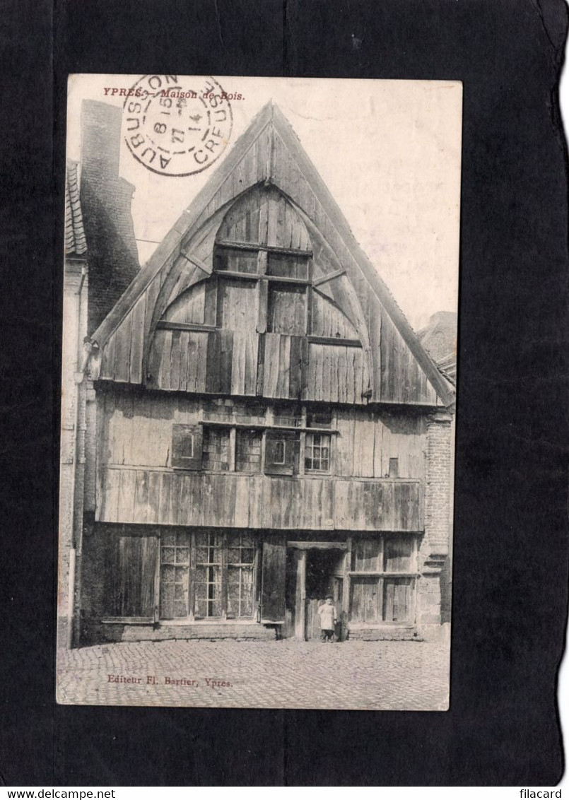 101397     Belgio,  Ypres,  Maison De Bois,  VGSB  1914 - Ieper