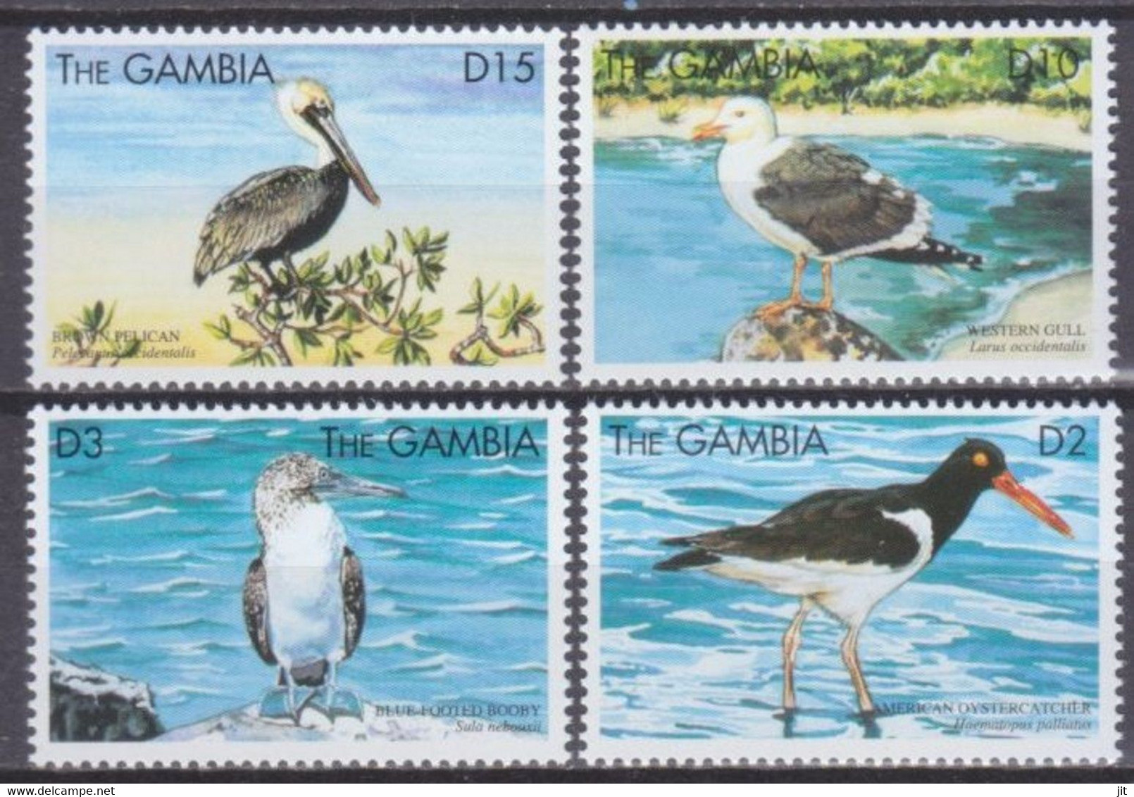 161. GAMBIA 1999 SET/4 STAMPS BIRDS  . MNH - Gambie (1965-...)