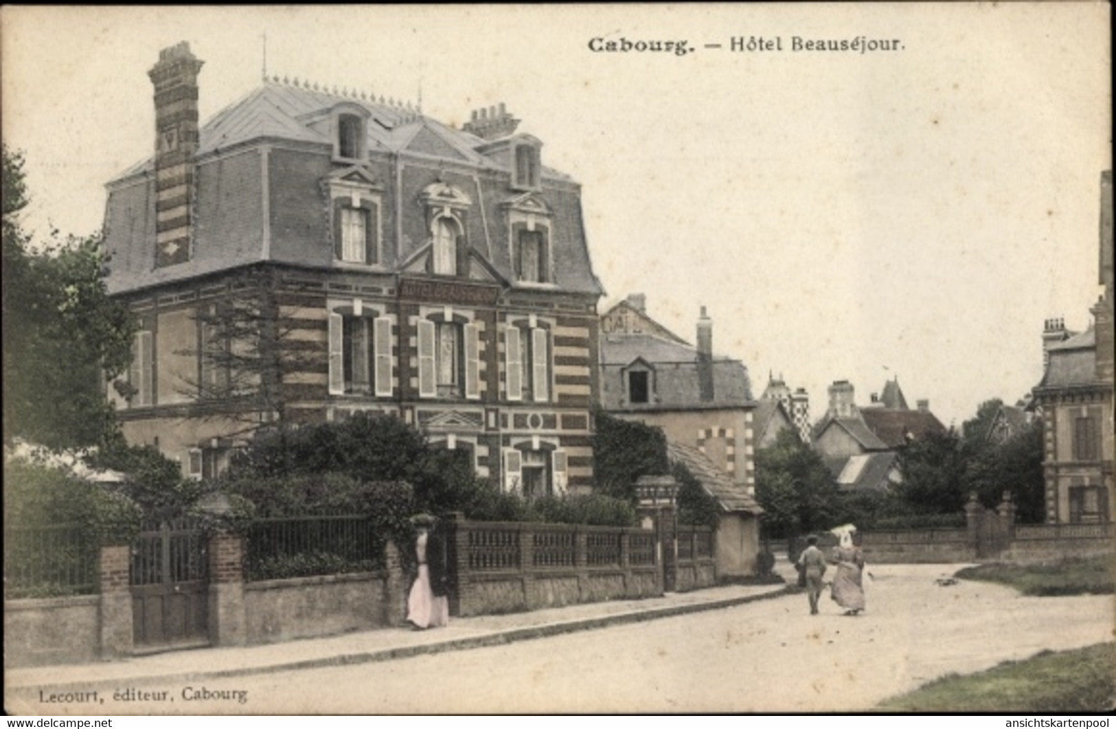 CPA Cabourg Calvados, Hotel Beausejour - Altri & Non Classificati