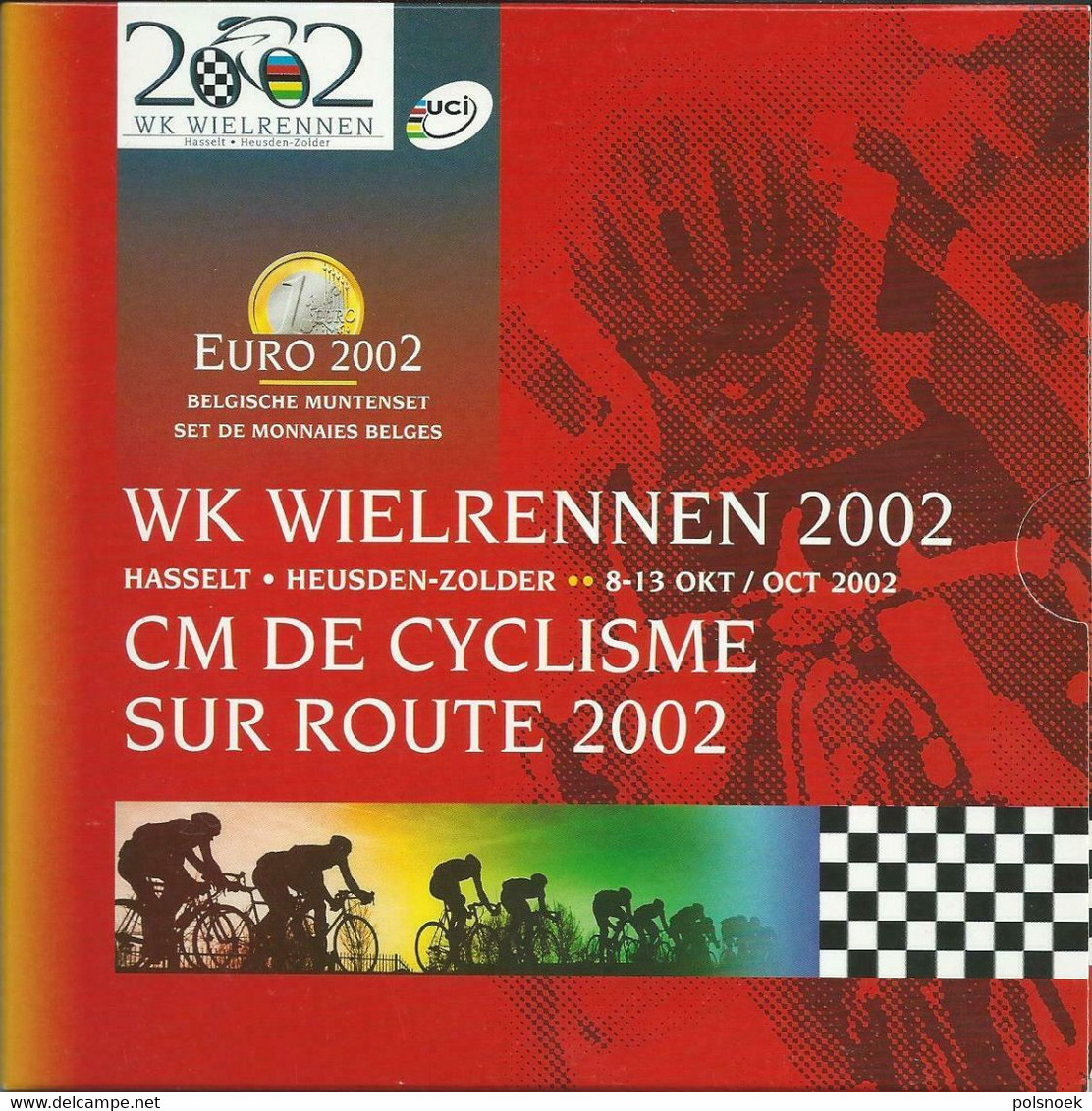 België/Belgique 2002 : WK Wielrennen/CM Du Cyclisme.  Gratis Verzending/Envoi Gratuit. - Belgique