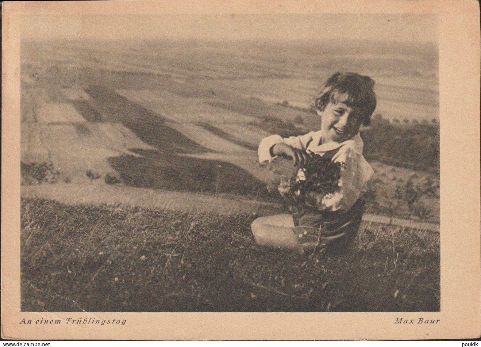 Third Reich Postcard Spring Posted Frankfurt Am Main 11.4.1936 (G129-35) - Briefe U. Dokumente