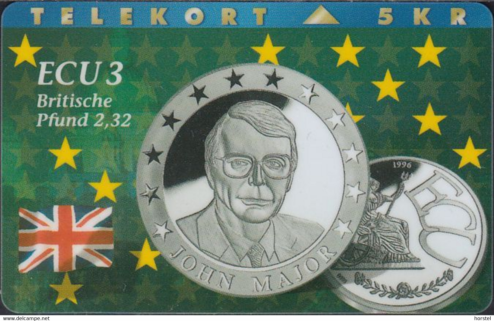 Denmark P-0052 Coin Münze ECU Serie Great Britain - John Major - Mint, 1.300x - Dänemark