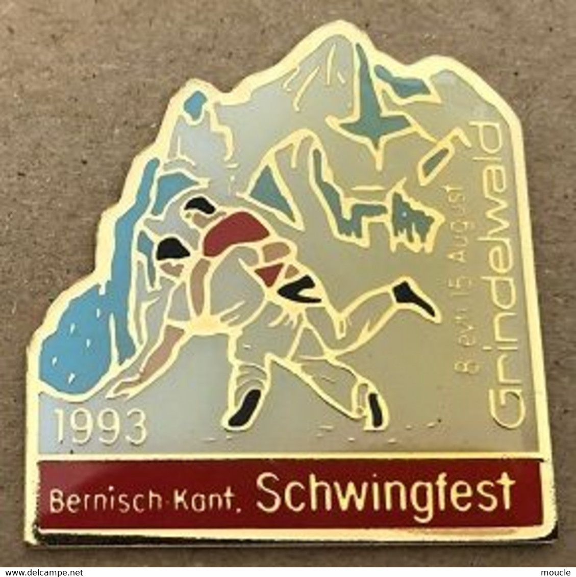 LUTTE SUISSE -  BERNISCH KANT. SCHWINGFEST - 8 / 15 AUGUST - AOÛT 1993 - GRINDELWALD - SCHWEIZ - SWITZERLAND -  (18) - Ringen