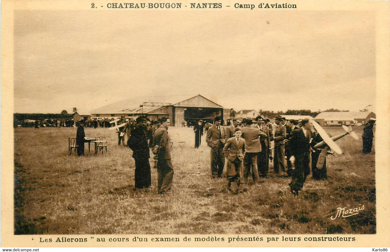 Bouguenais * Camp D'aviation De Chateau Bougon * Les AILERONS Ailerons * Modèles Réduits Modélisme Maquette - Bouguenais