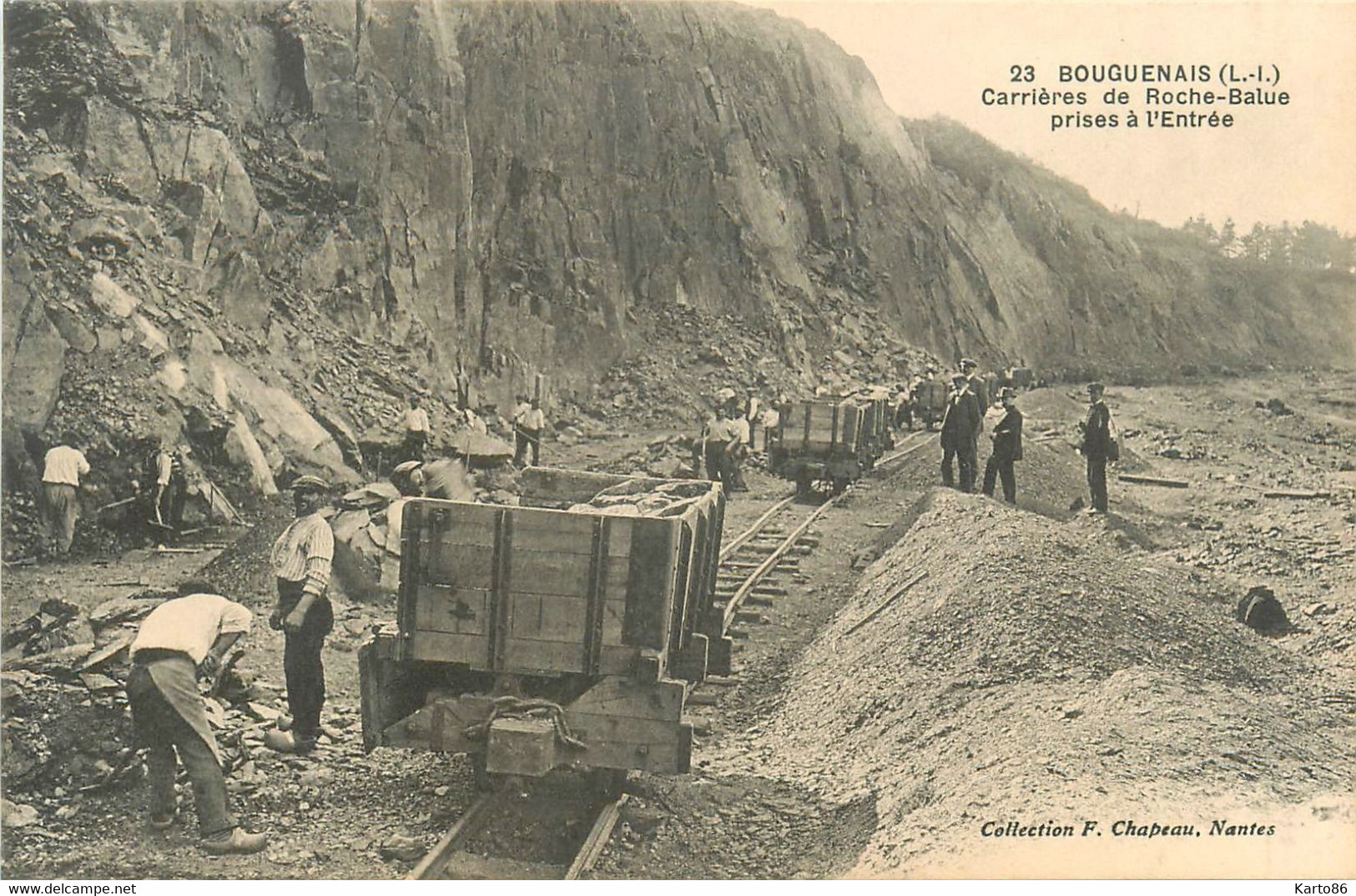 Bouguenais * Carrières De Roche Balue * Prise à L'entrée * Carrière Mine Mines - Bouguenais