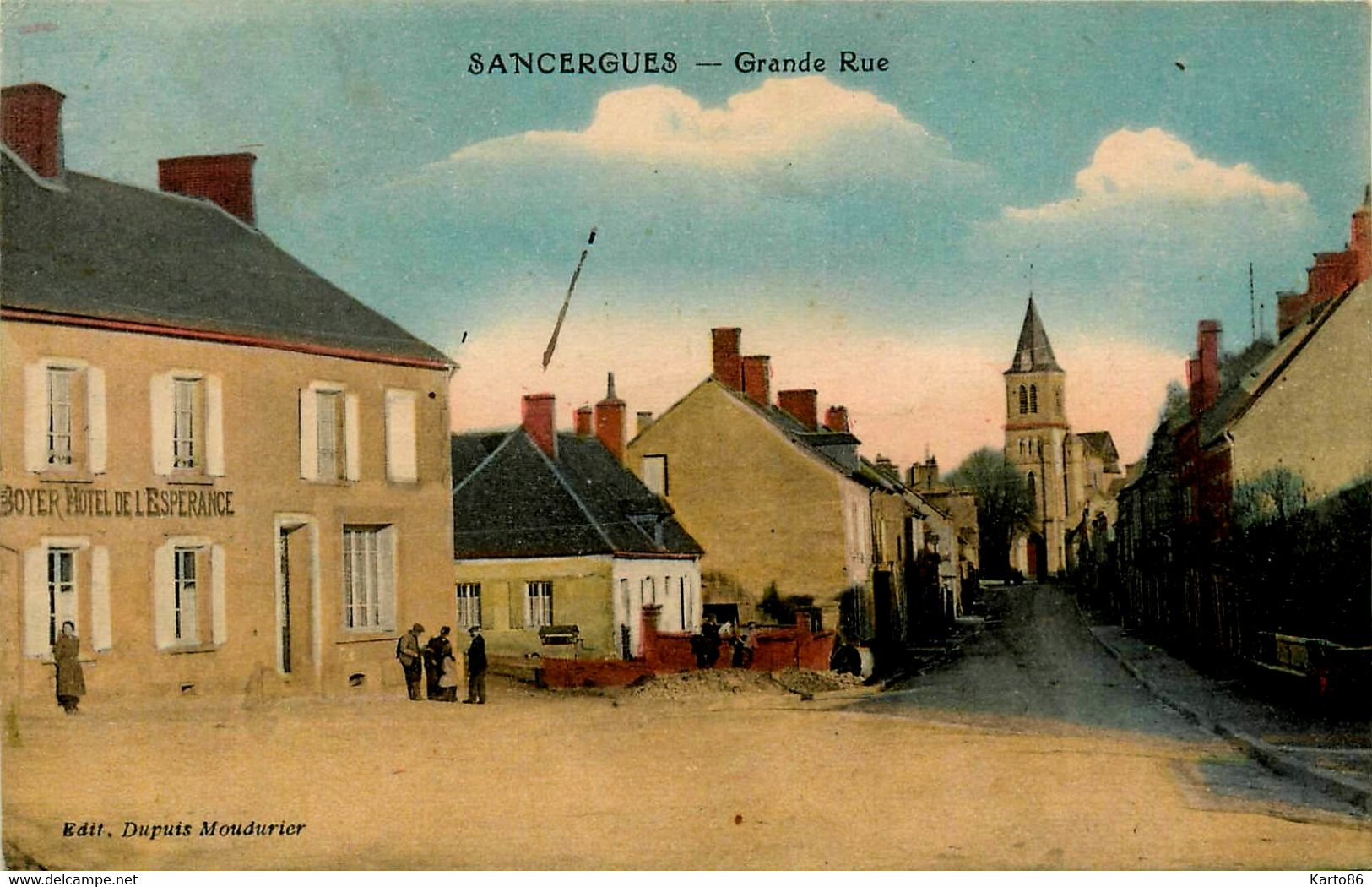 Sancergues * La Grande Rue * Hôtel De L'espérance BOYER - Sancergues