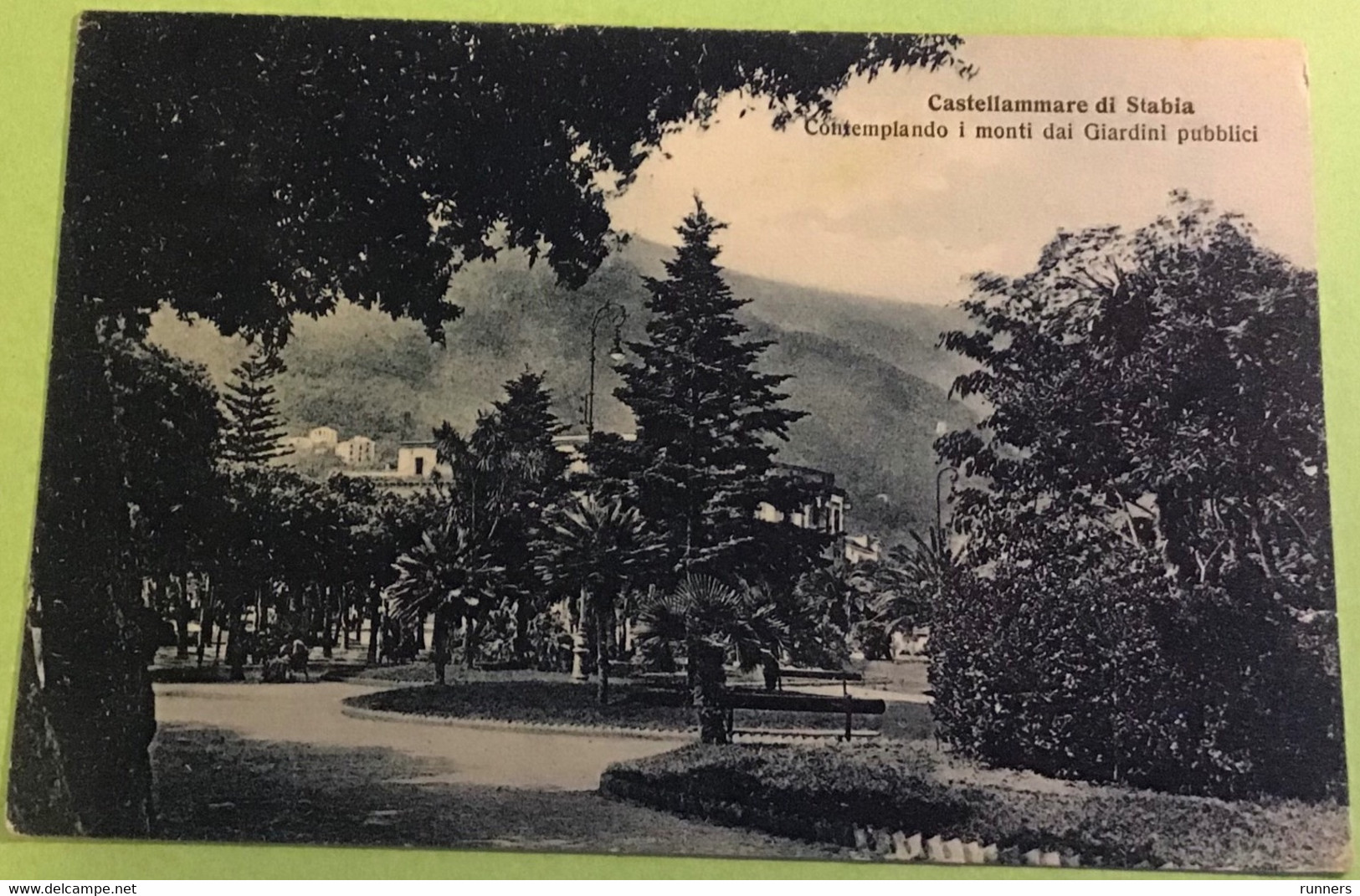 Castellammare Di Stabia 1930,giardini Pubblici Viaggiata - Castellammare Di Stabia