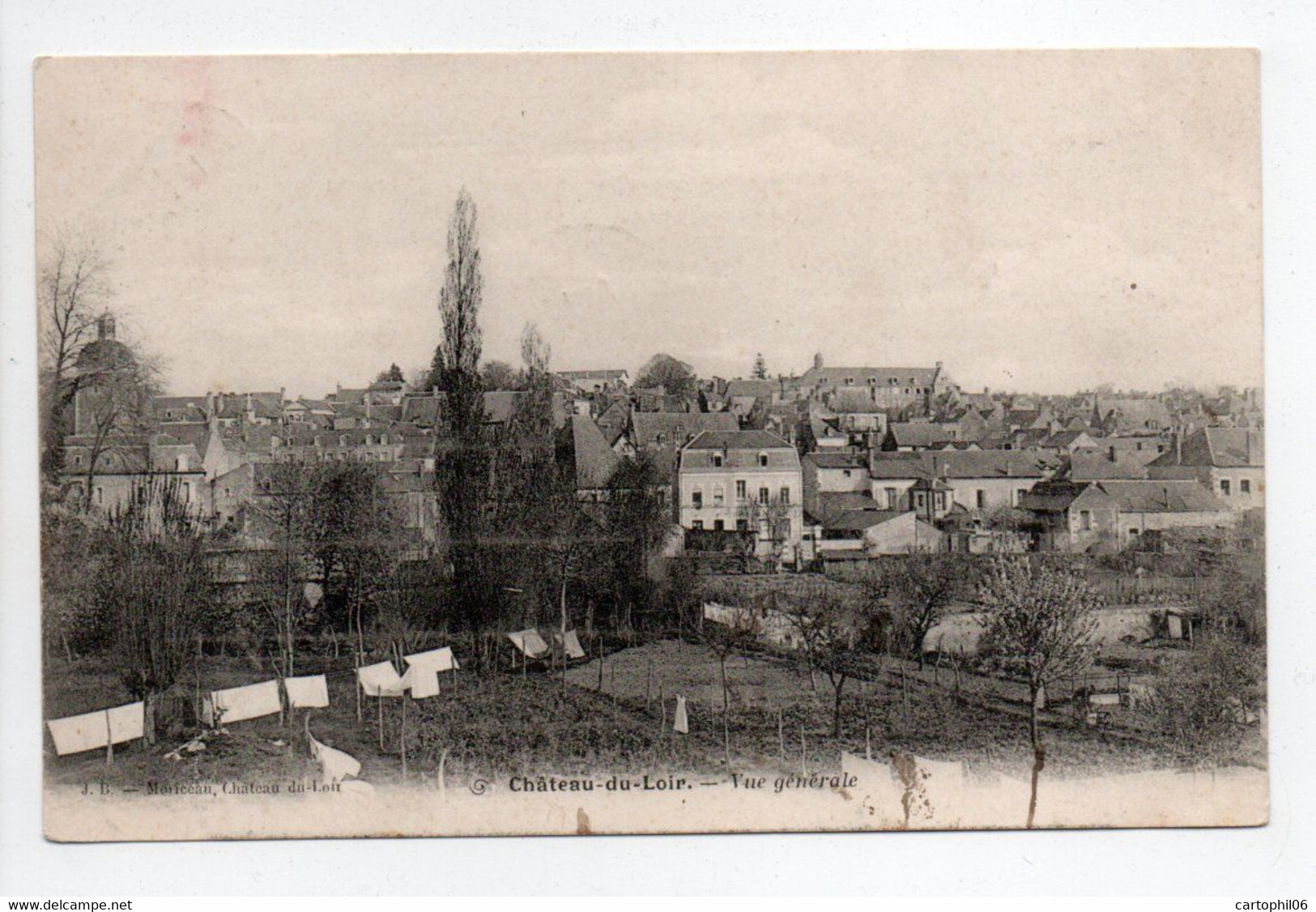 - CPA CHATEAU-DU-LOIR (72) - Vue Générale 1904 - Edition Moriceau - - Chateau Du Loir