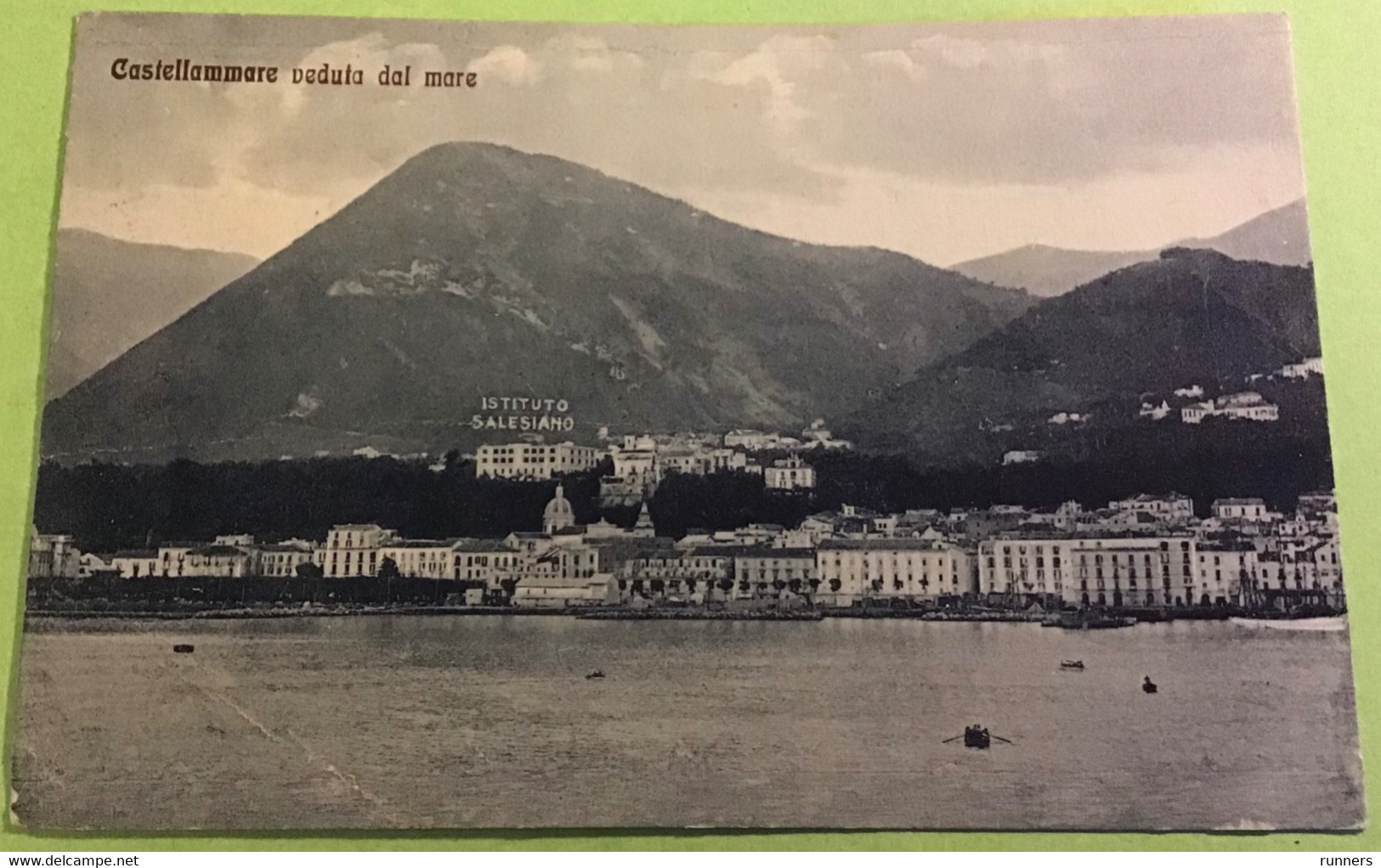 Castellammare Di Stabia 1931 Panorama Visto Dal Mare ,viaggiata - Castellammare Di Stabia