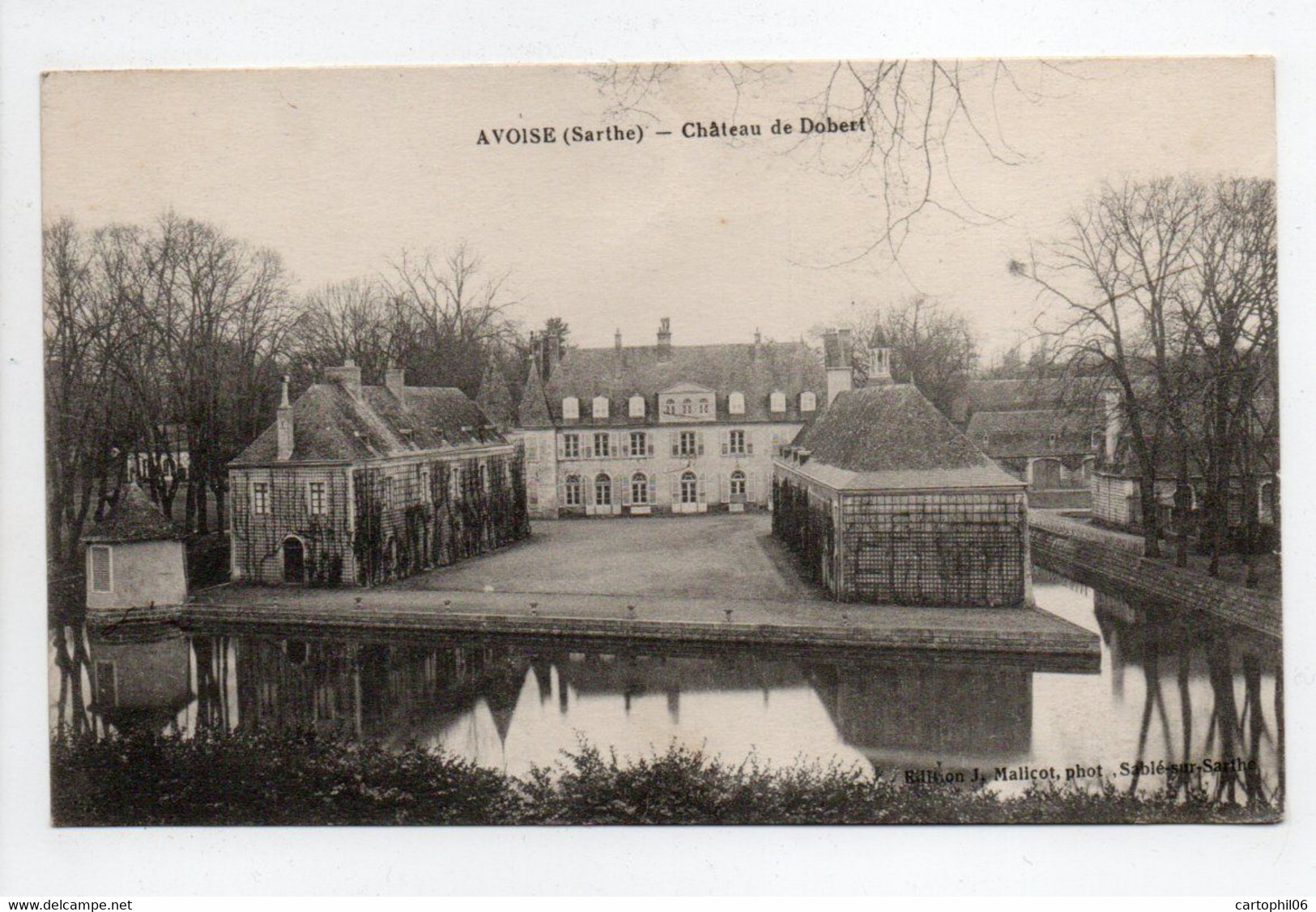 - CPA AVOISE (72) - Château De Dobert 1917 - Photo Malicot - - Autres & Non Classés