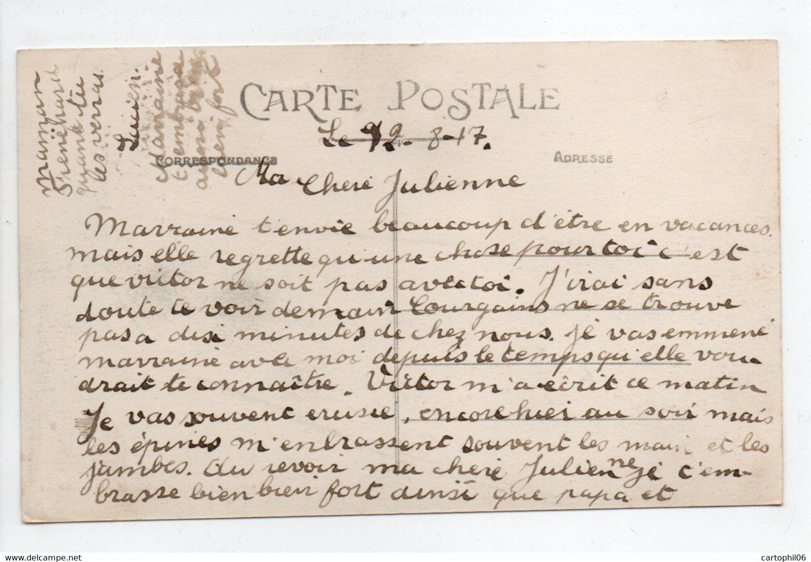 - CPA AVOISE (72) - Château De Dobert 1917 - Photo Malicot - - Autres & Non Classés