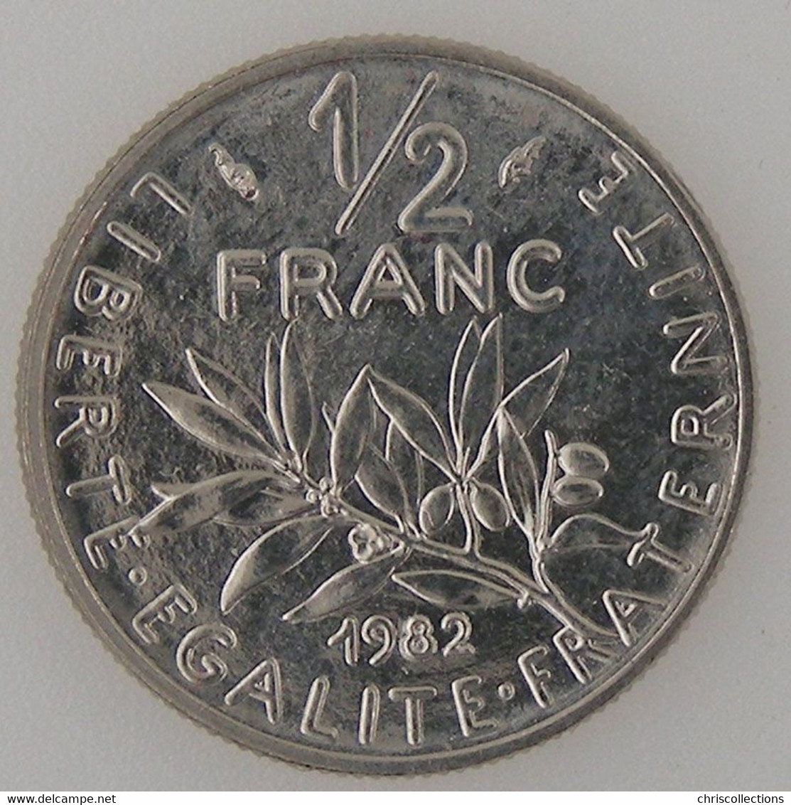 France, 1/2 Franc 1982, SPL, KM# 931.1 - Altri & Non Classificati