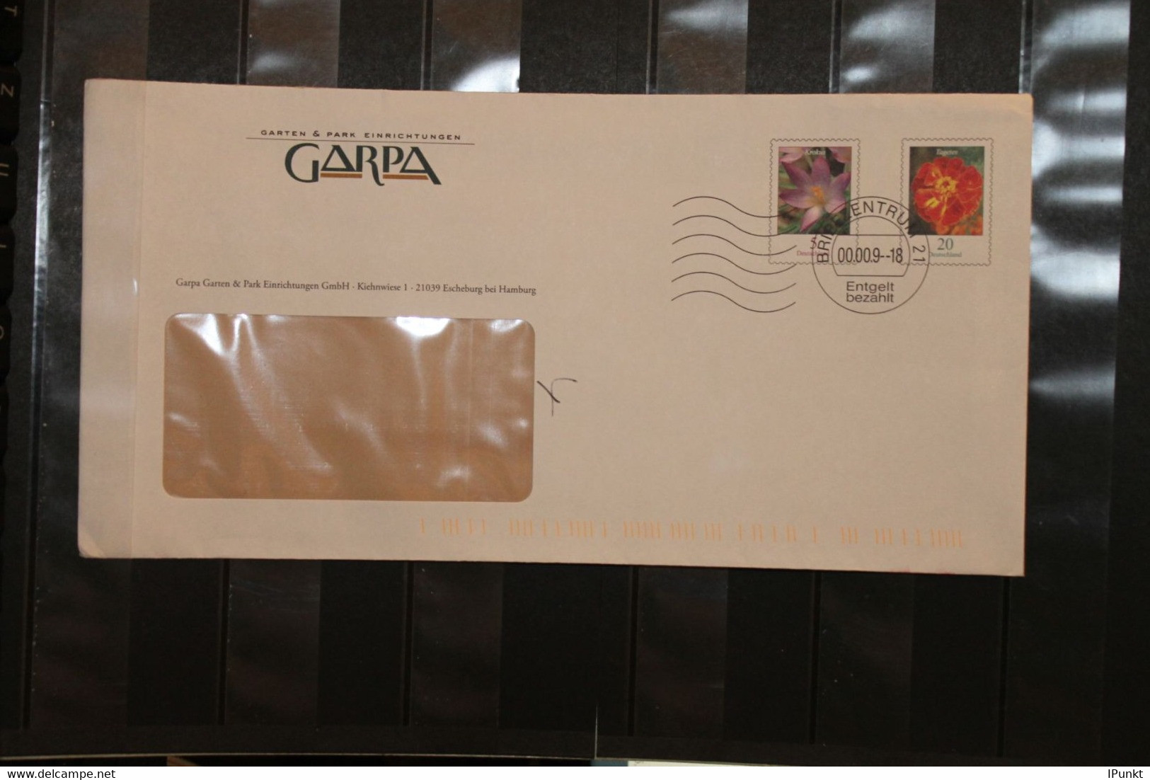 Deutschland, Ganzsache GARPA: Wertstempel: Blumenserie 5, 20 Cent, 2009 - Enveloppes Privées - Oblitérées