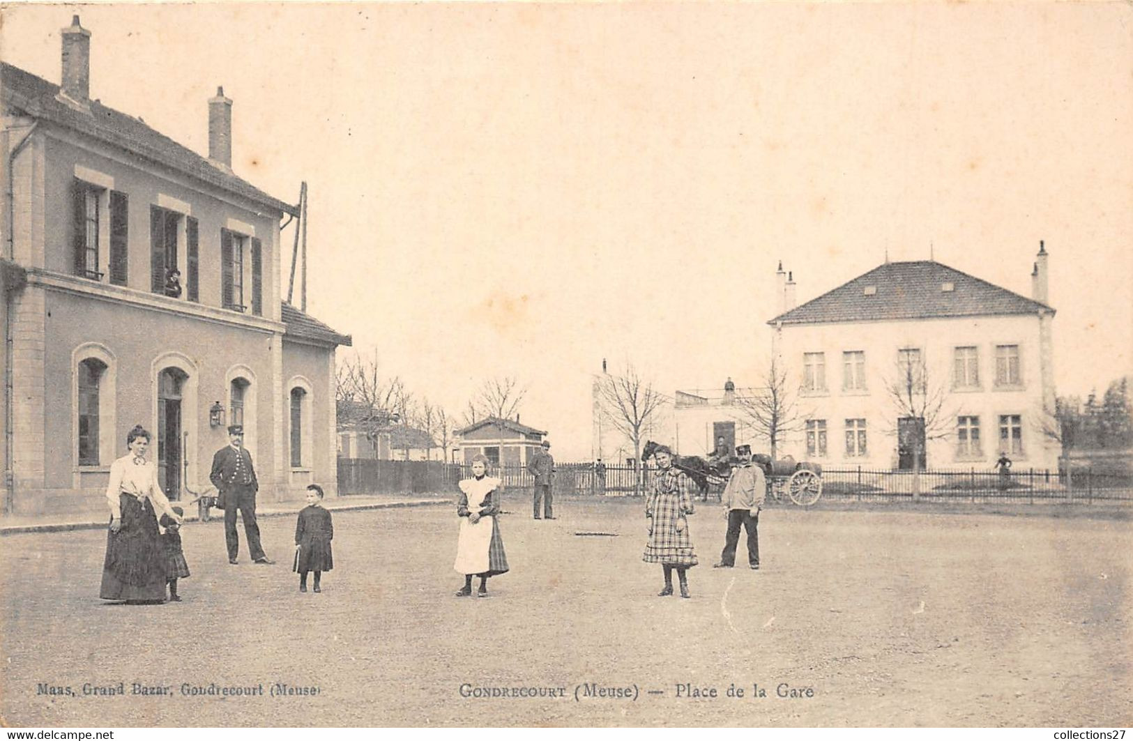 55-GONDRECOURT- PLACE DE LA GARE - Gondrecourt Le Chateau