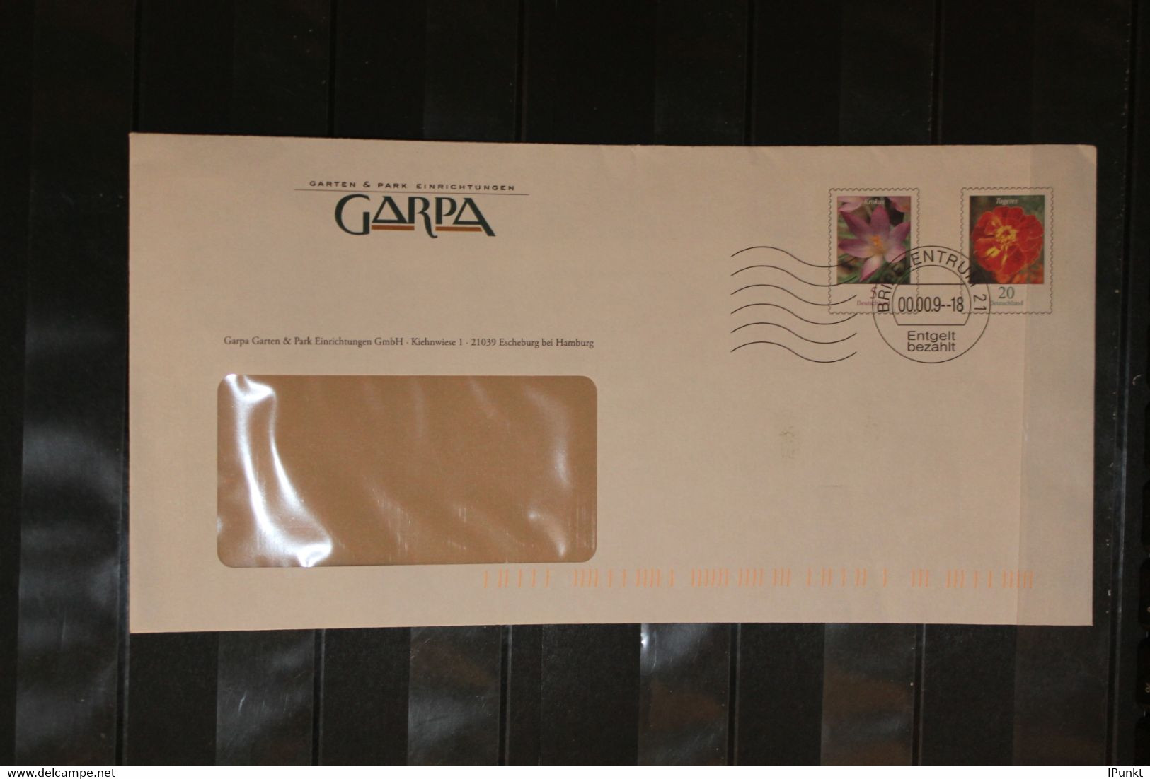 Deutschland, Ganzsache GARPA: Wertstempel: 5 C, 20 Cent, Blumenserie - Enveloppes Privées - Oblitérées