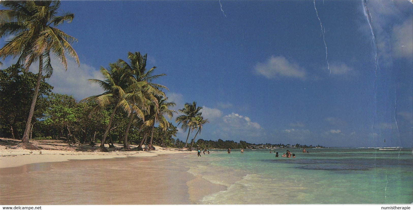 Martinique : Carte Longue Dans Enveloppe (écrites Et Voyagé 1988) - Le Marin