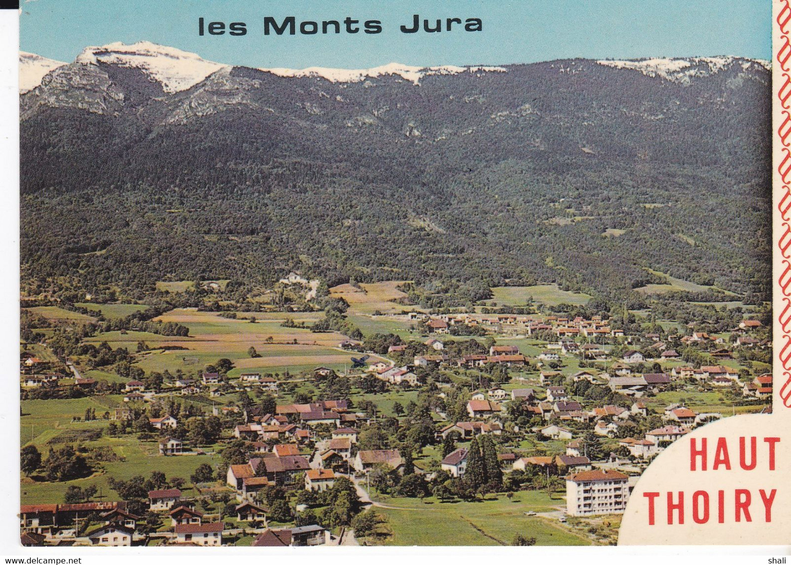 CPSM THOIRY LE VILLAGE DE HAUT THOIRY ET LES MONTS JURA - Sin Clasificación