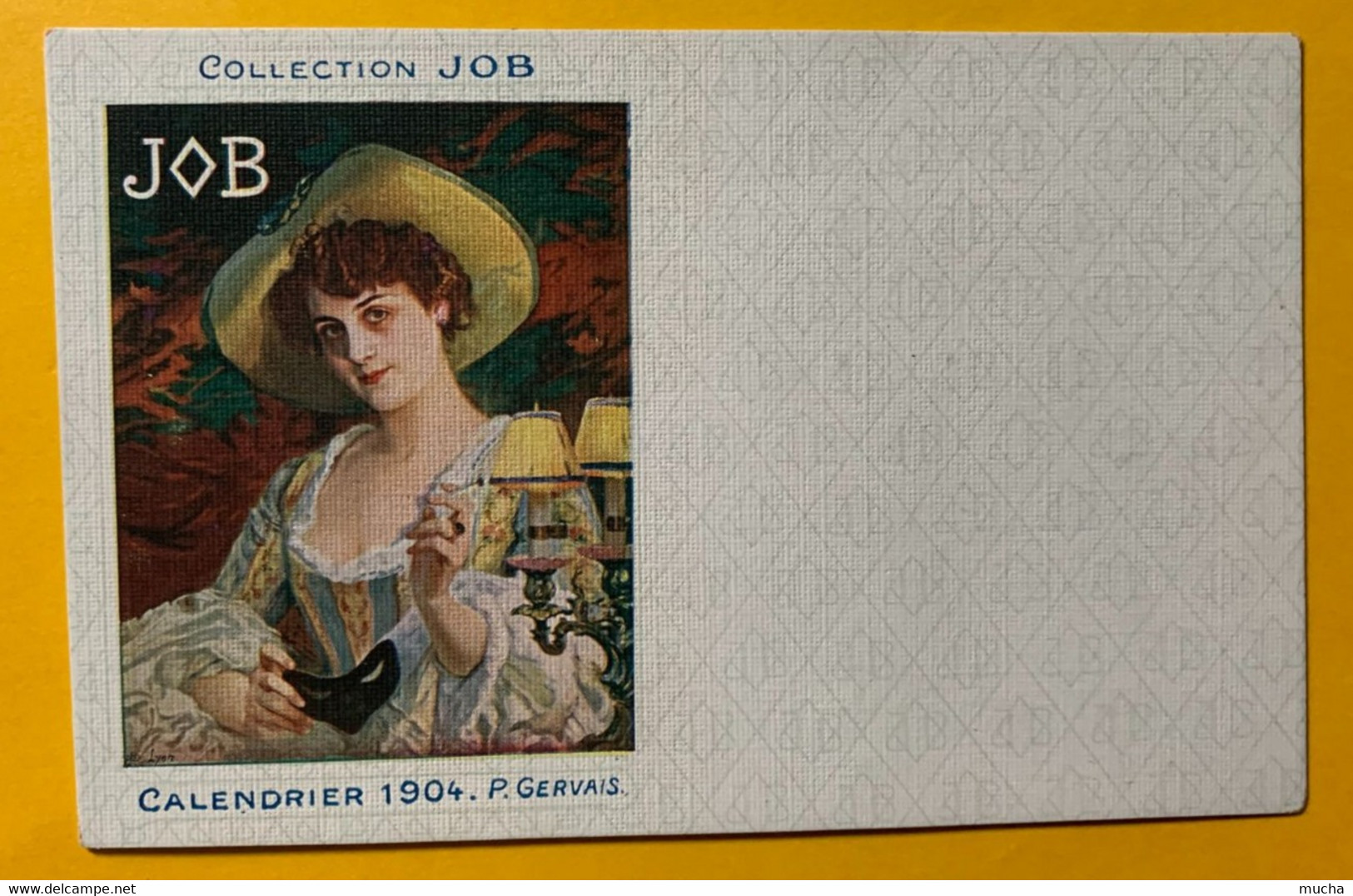 13372 - Collection JOB Calendrier 1904  P. Gervais Non Circulée - Otros & Sin Clasificación