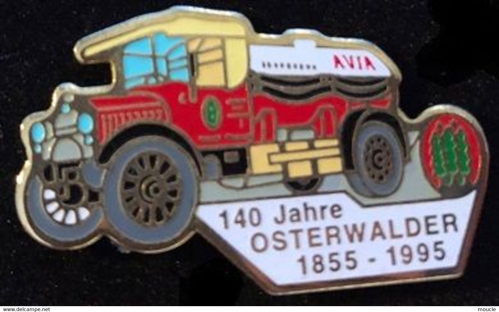 CAMION ESSENCE - GASOLINE - BENZIN - BENZINA - TRUCK - AVIA - 140 JAHRE OSTERWALDER - 1855 / 1995 - CITERNE -  (18) - Carburantes