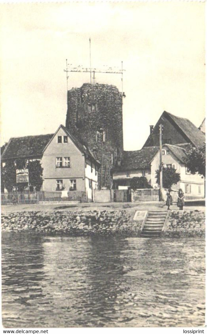 Germany:Eltville Near Rhein River, Old Tower, Pre 1940 - Eltville